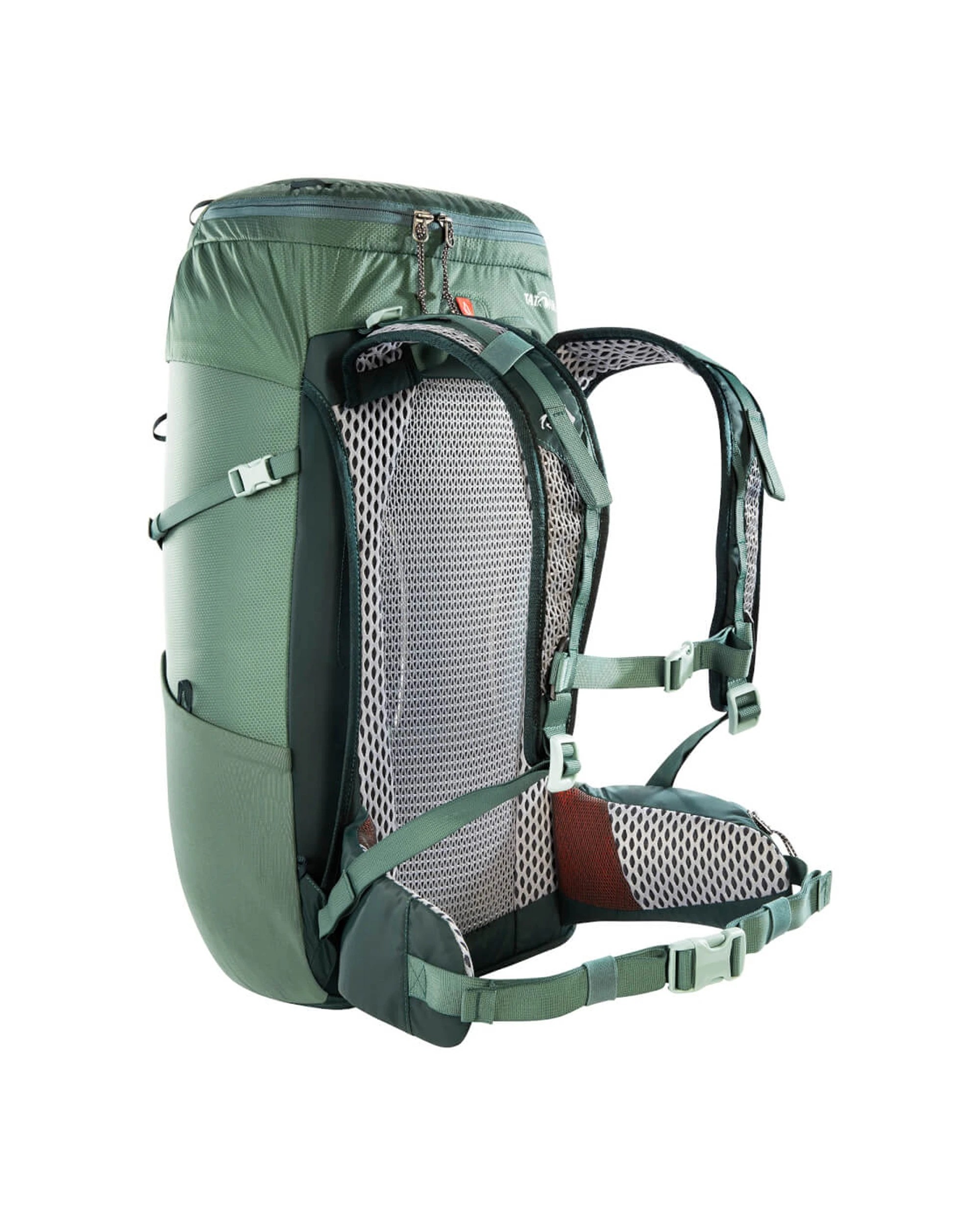 2 Tatonka Hike Pack 22L Hiking Backpack Ventilated Back Rain Cover Hydration - Green, 2 of 4