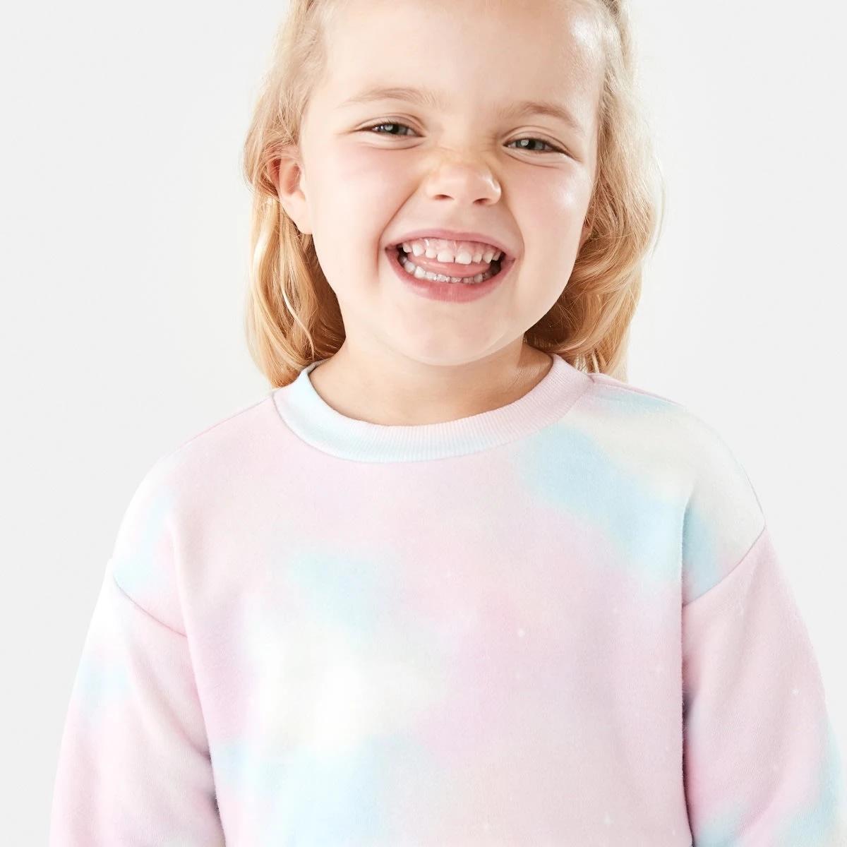 3 Printed Fleece Dress Galaxy, 3 of 9