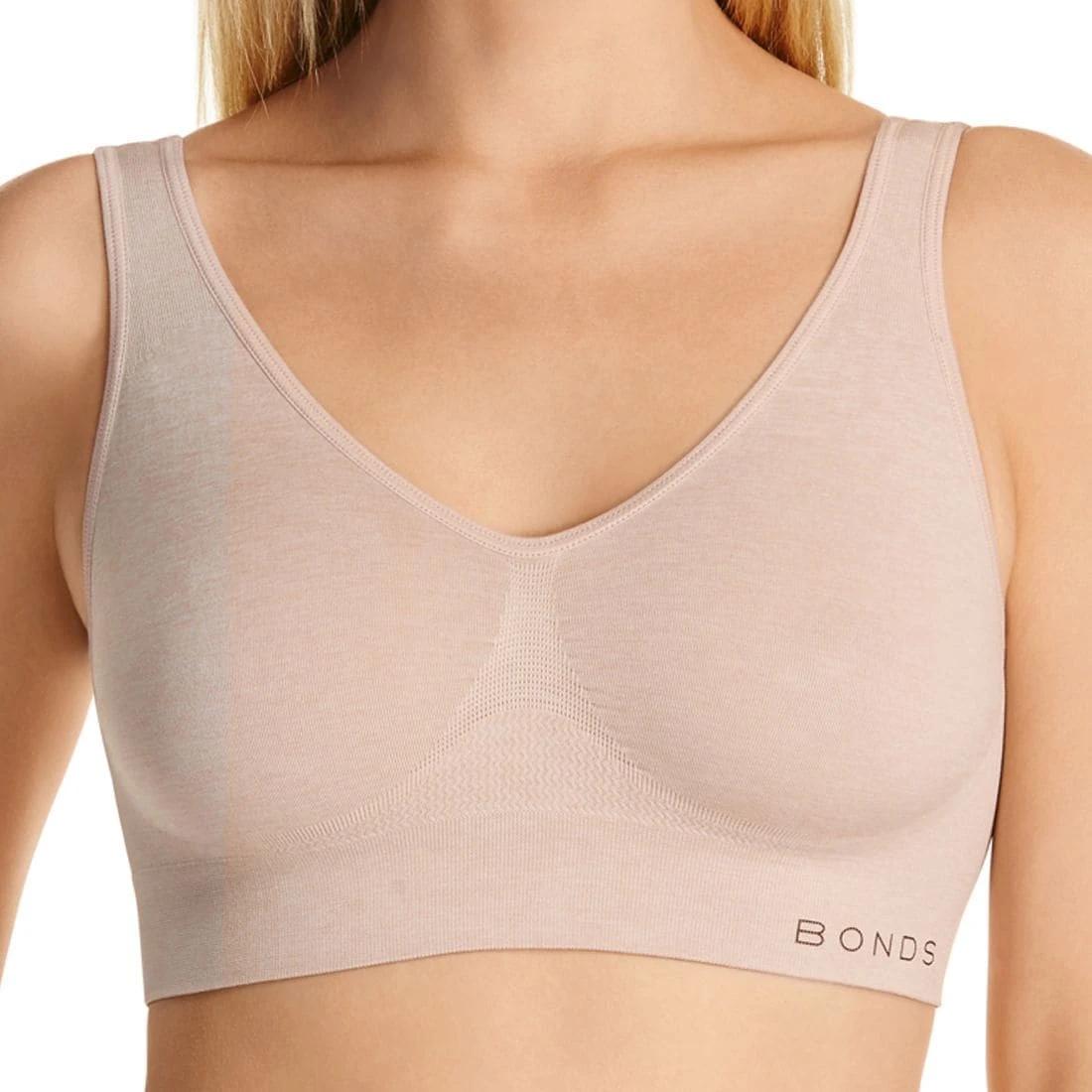 1 Bonds Seamless Comfy Crop Top TAUPE, 1 of 3