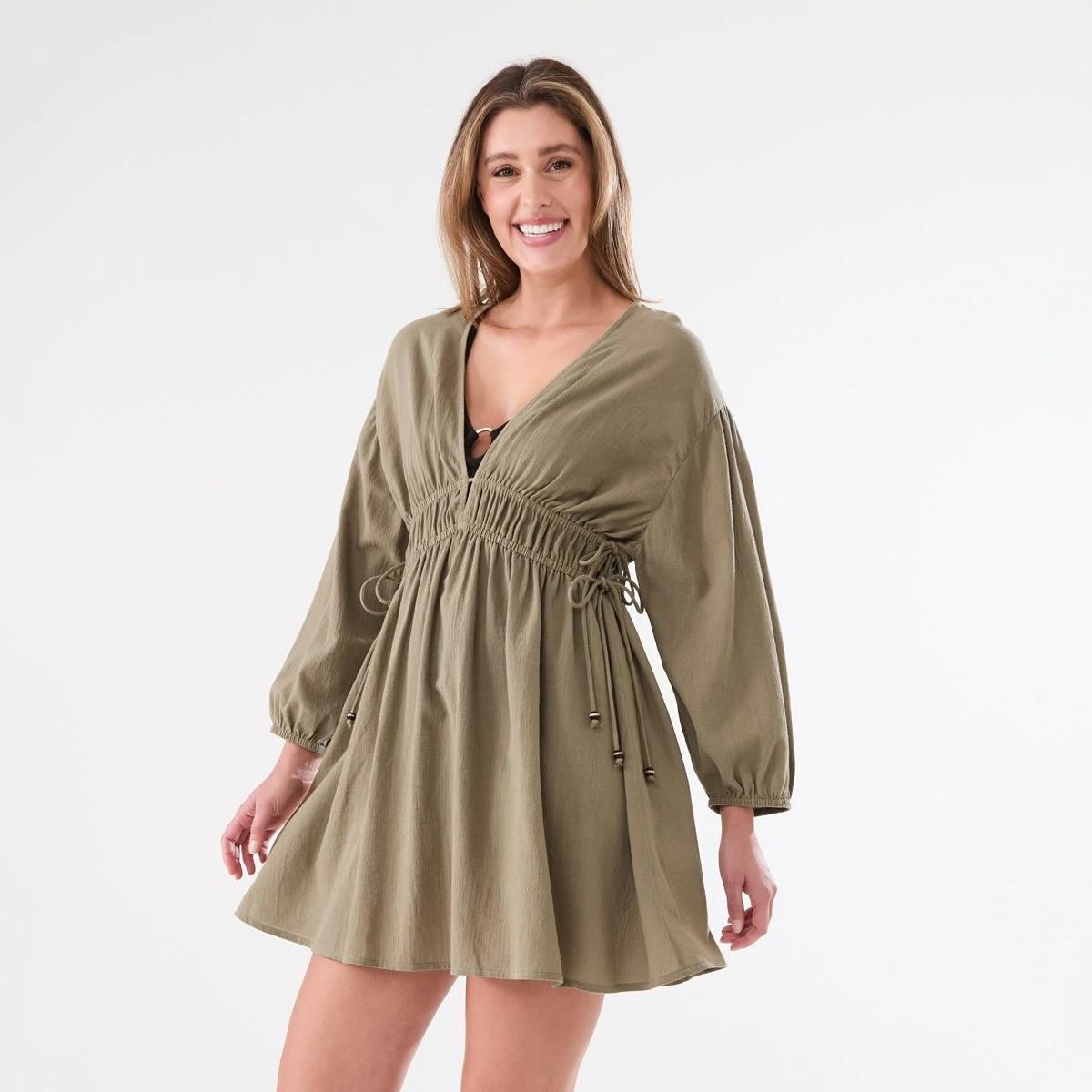 2 Beach Mini Dress PAVEMENT GREY, 2 of 5