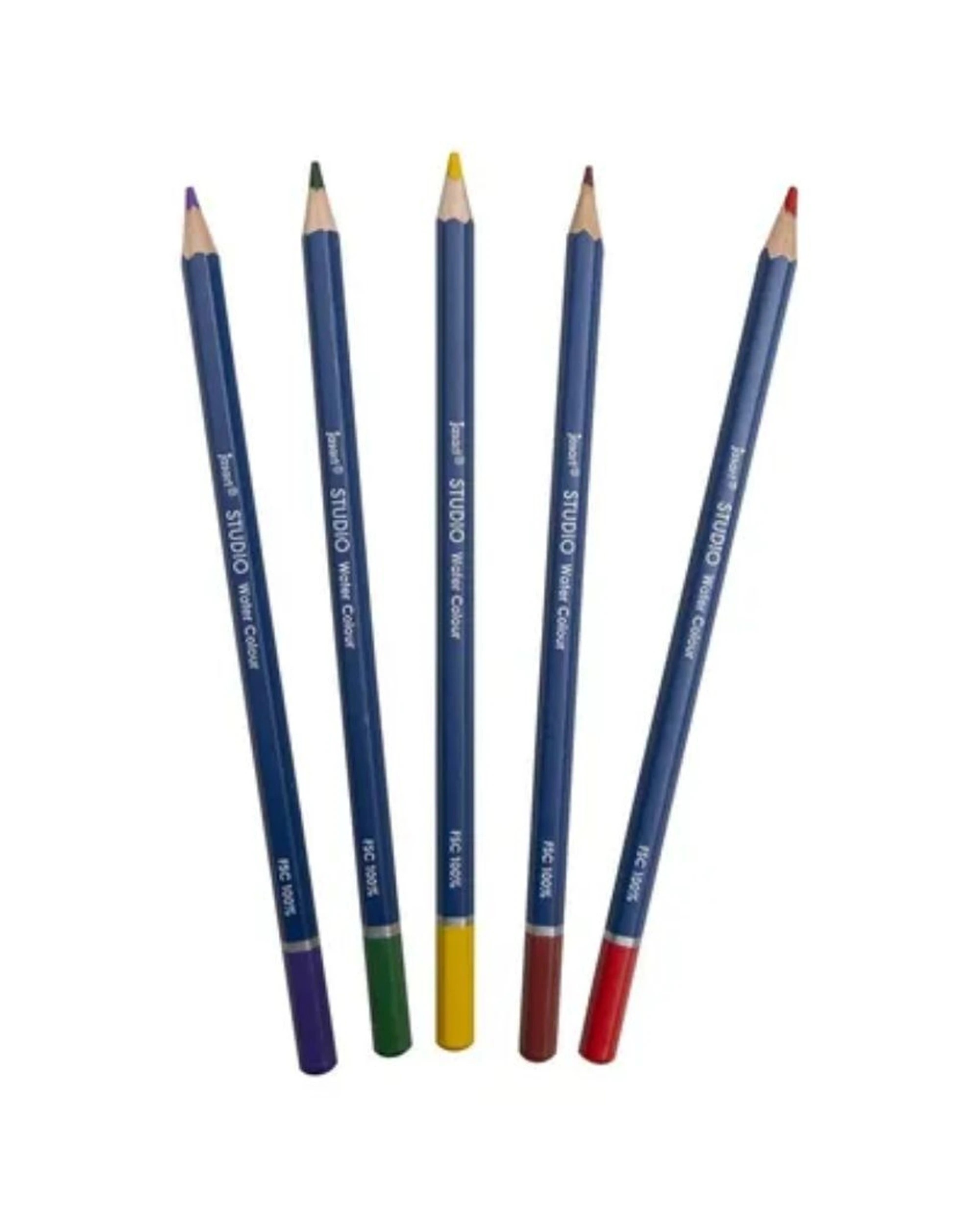 1 Jasart 36pc Studio Art Blending Watercolour Pencil Tin Set - Multi, 1 of 2