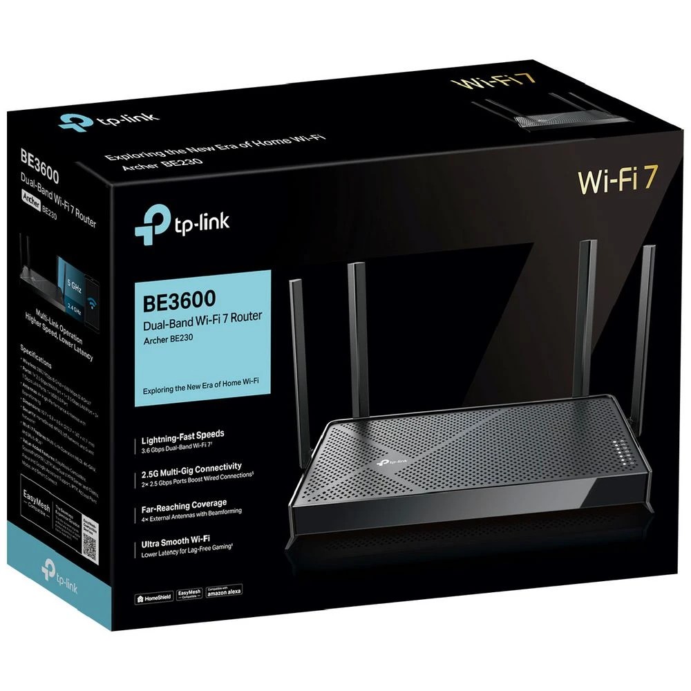 8 TP-Link Archer BE230 BE3600 Dual-Band WiFi 7 Router, 8 of 8