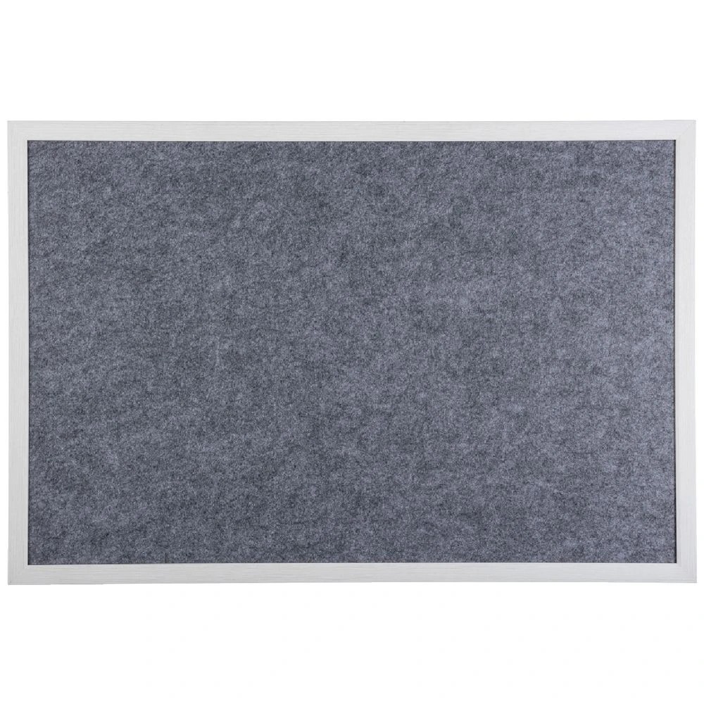 1 J.Burrows Feltboard 900 x 600mm Grey, 1 of 2