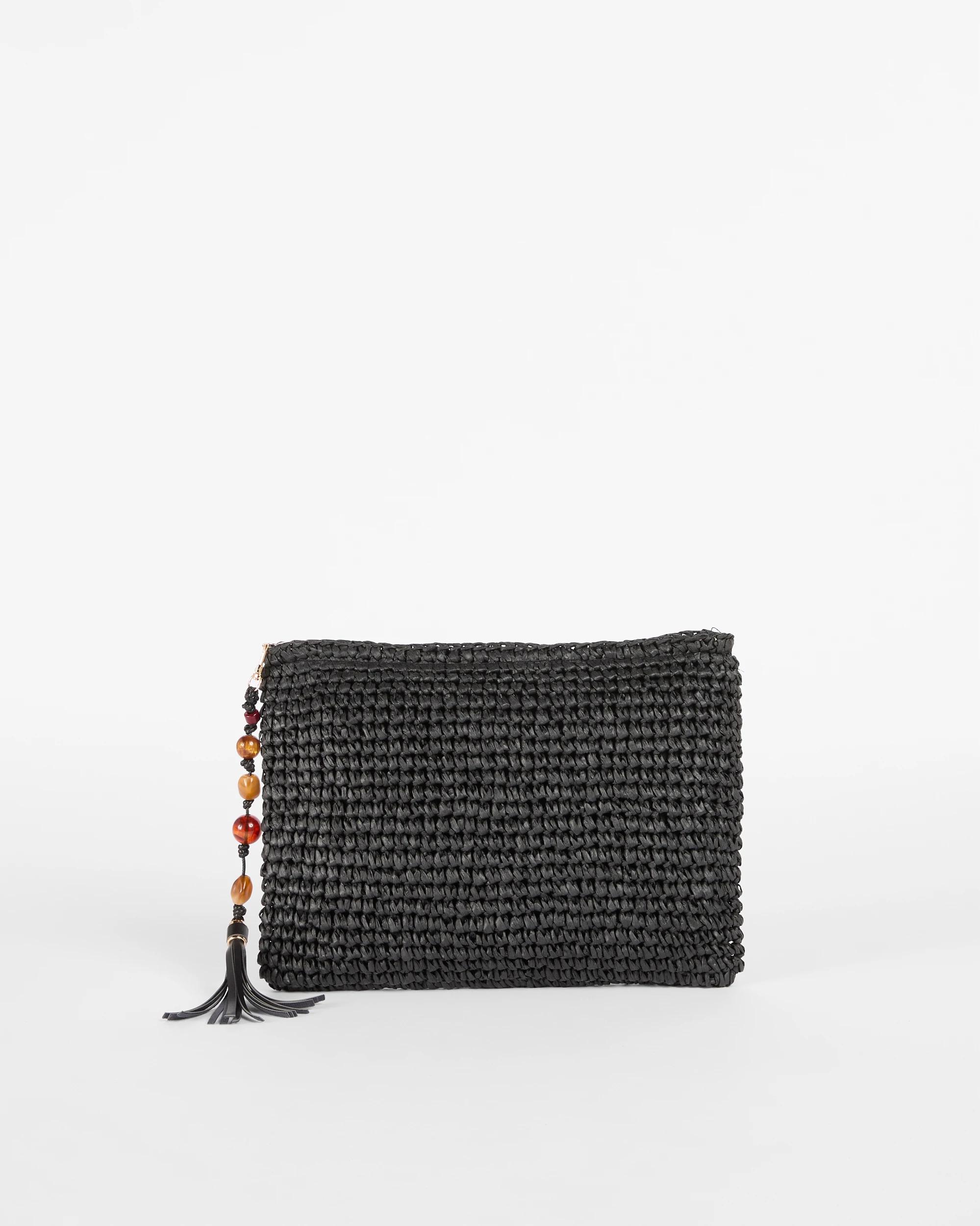 1 Target Paper Straw Pouch Bag BLACK, 1 of 2