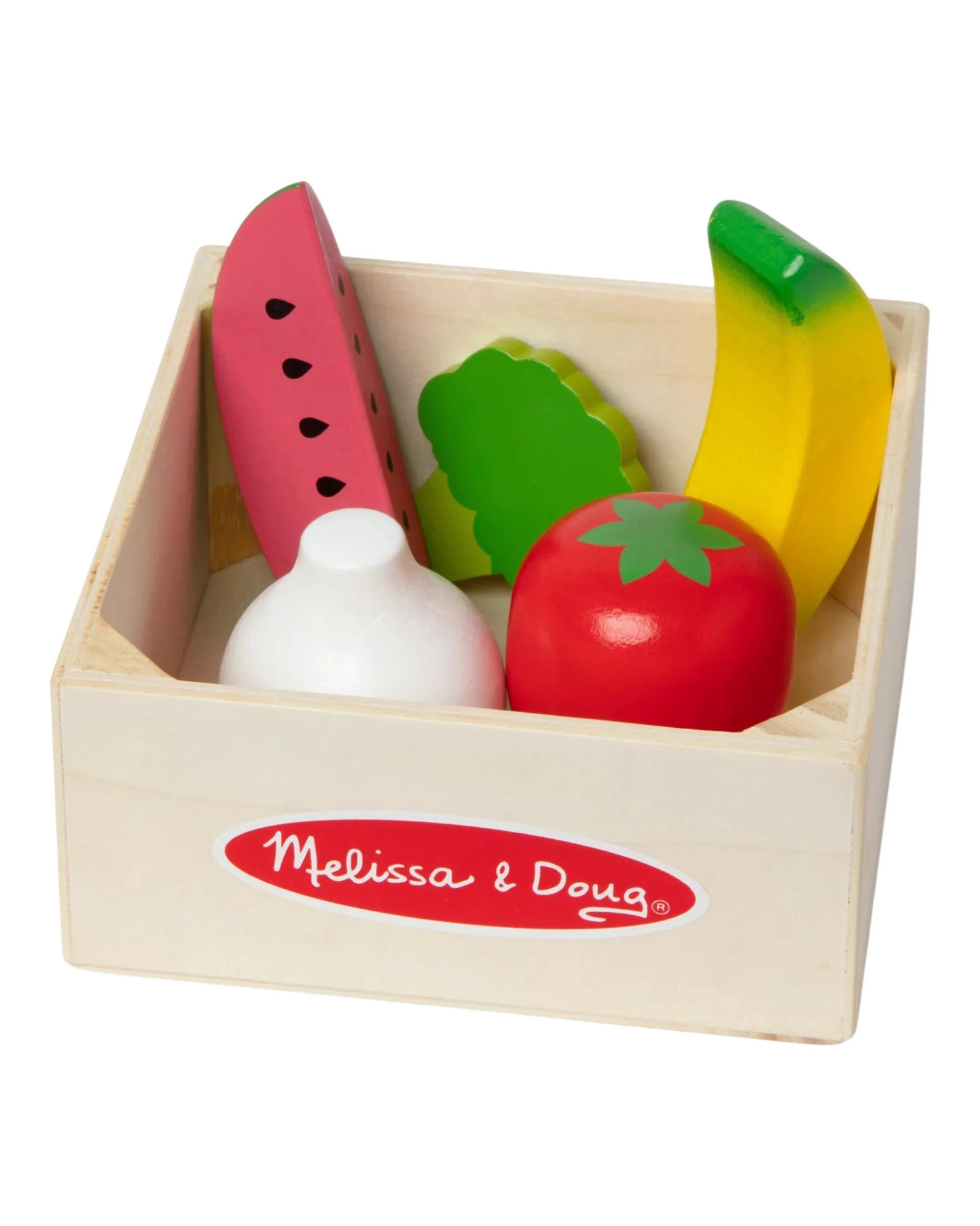 2 Melissa and Doug Wooden Food Groups Produce Play Set, 2 of 7