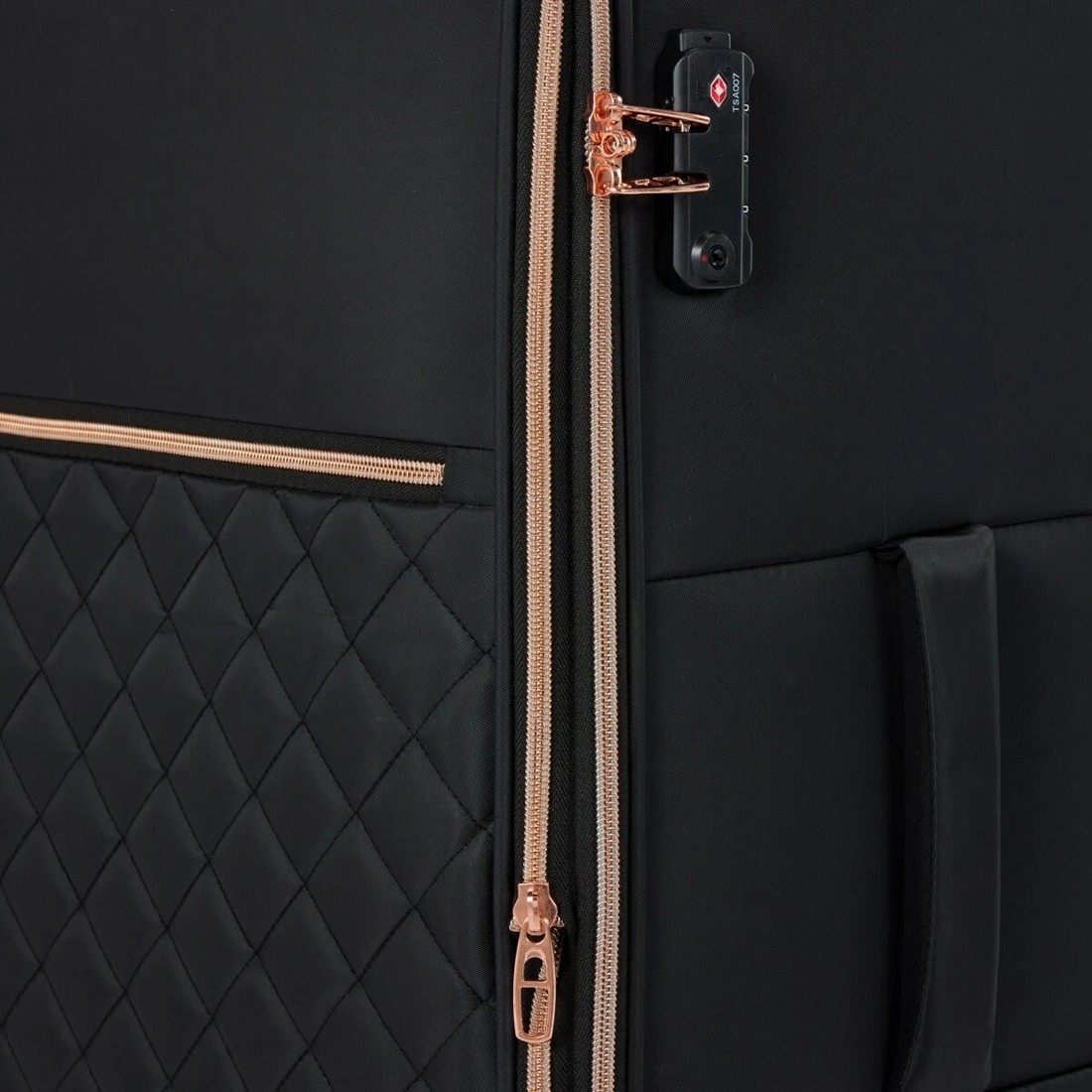 7 2 Piece Quilted Soft Luggage Set, 7 of 9