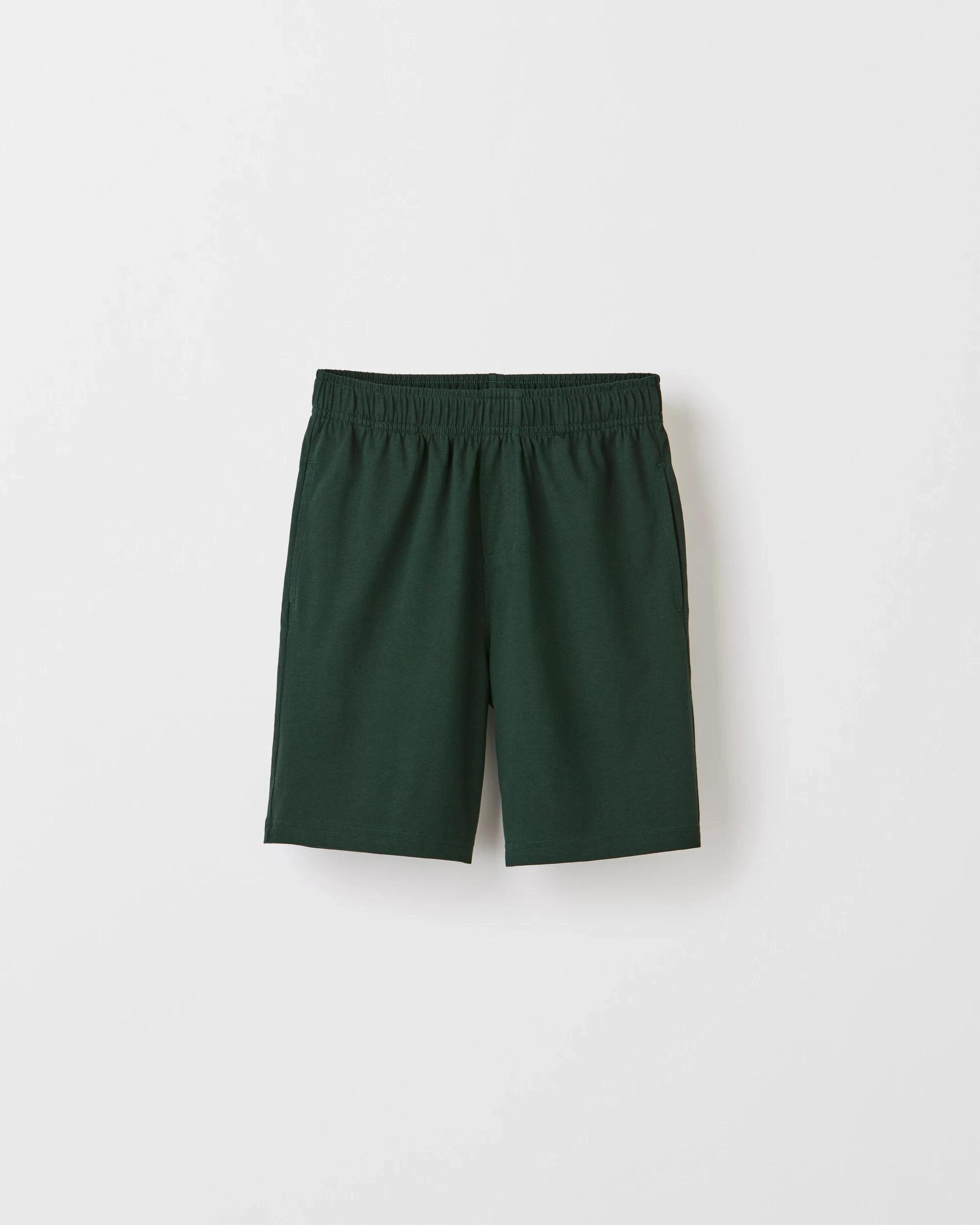 3 Target Australian Cotton 2 Pack School Knit Shorts DARK GREEN, 3 of 3