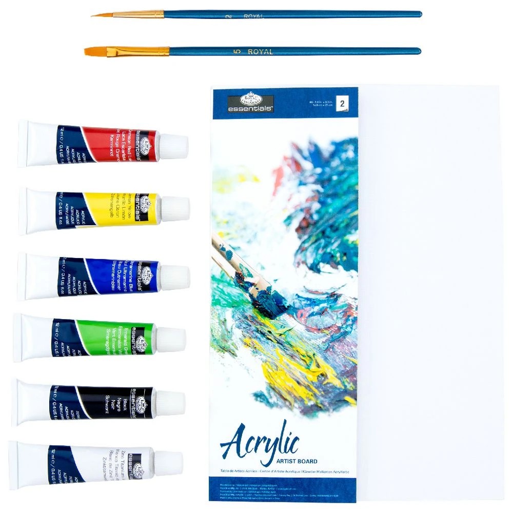 3 Royal & Langnickel Essentials Acrylic Paint Set 10 Piece, 3 of 5