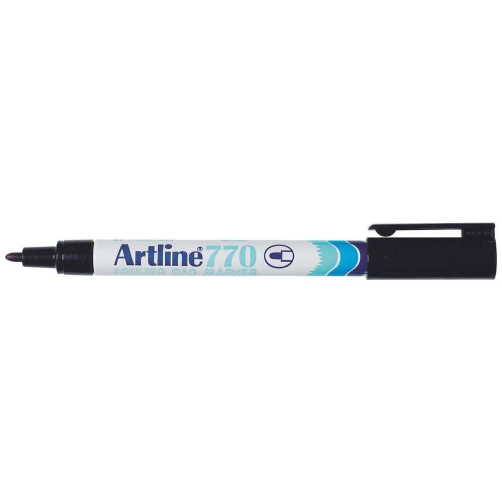 1 Artline 770 Freezer Bag Marker Black, 1 of 1