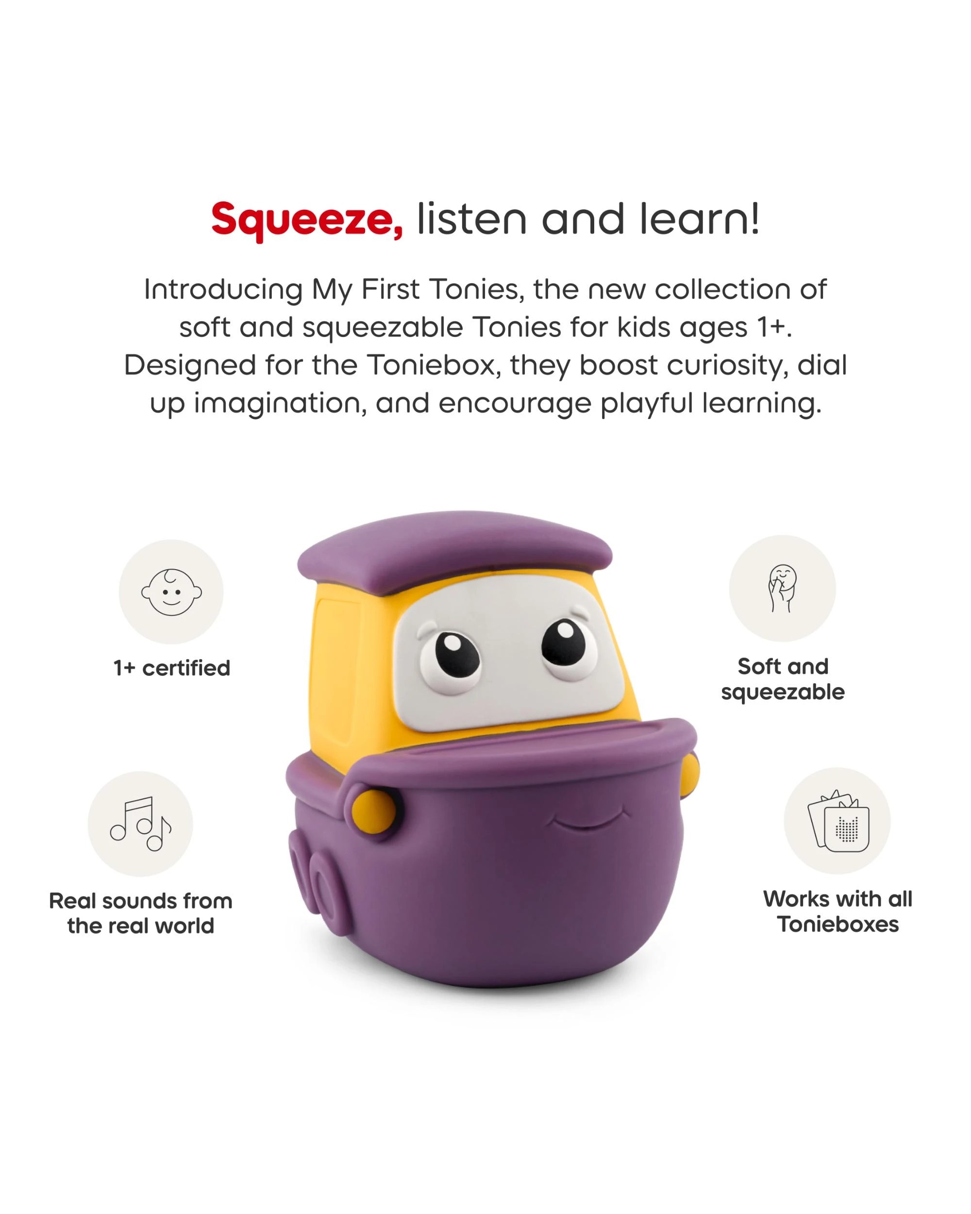 6 Tonies - My First Tonies: Travel 3 - pack Set - Multi, 6 of 10