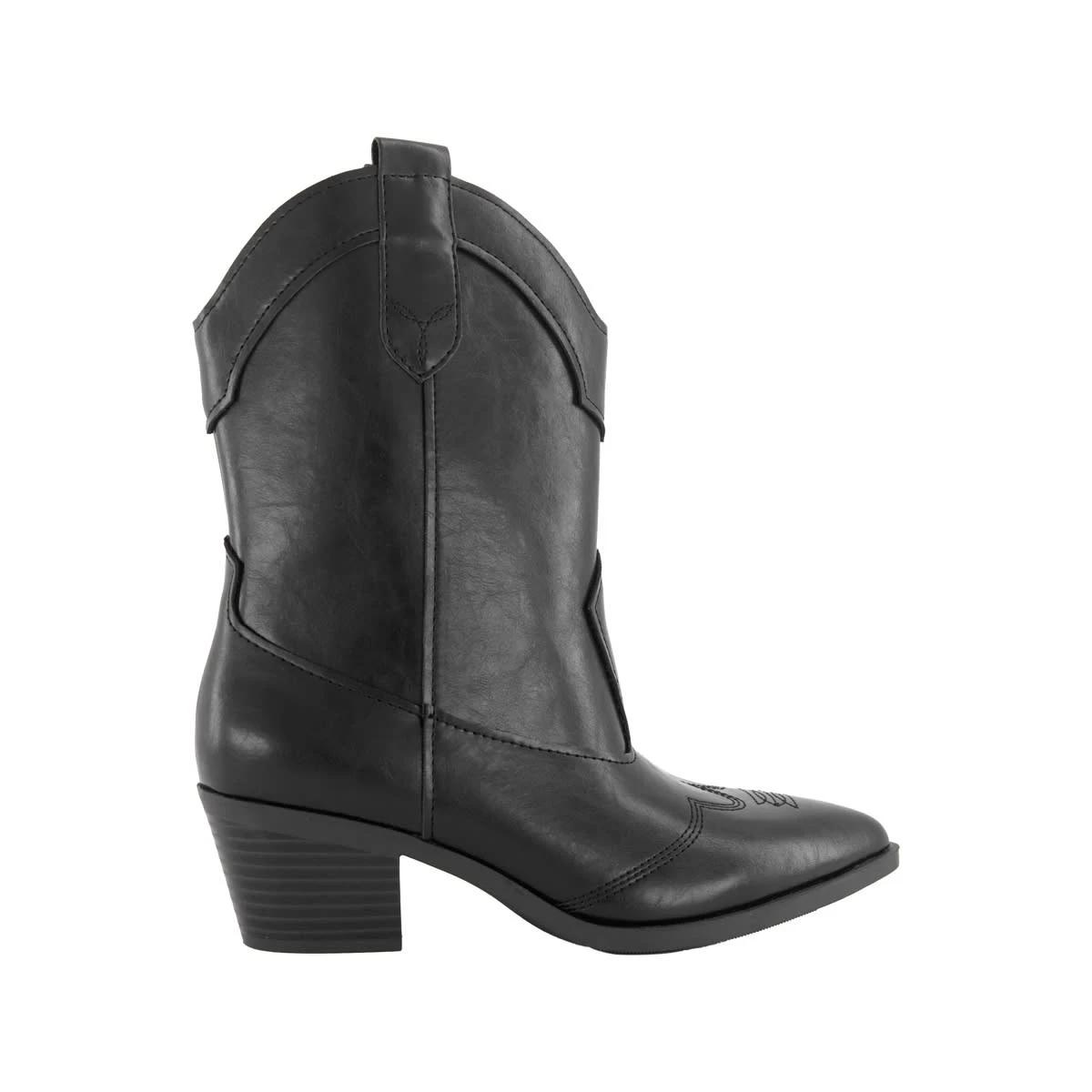 1 Long Cowboy Boots Black, 1 of 4