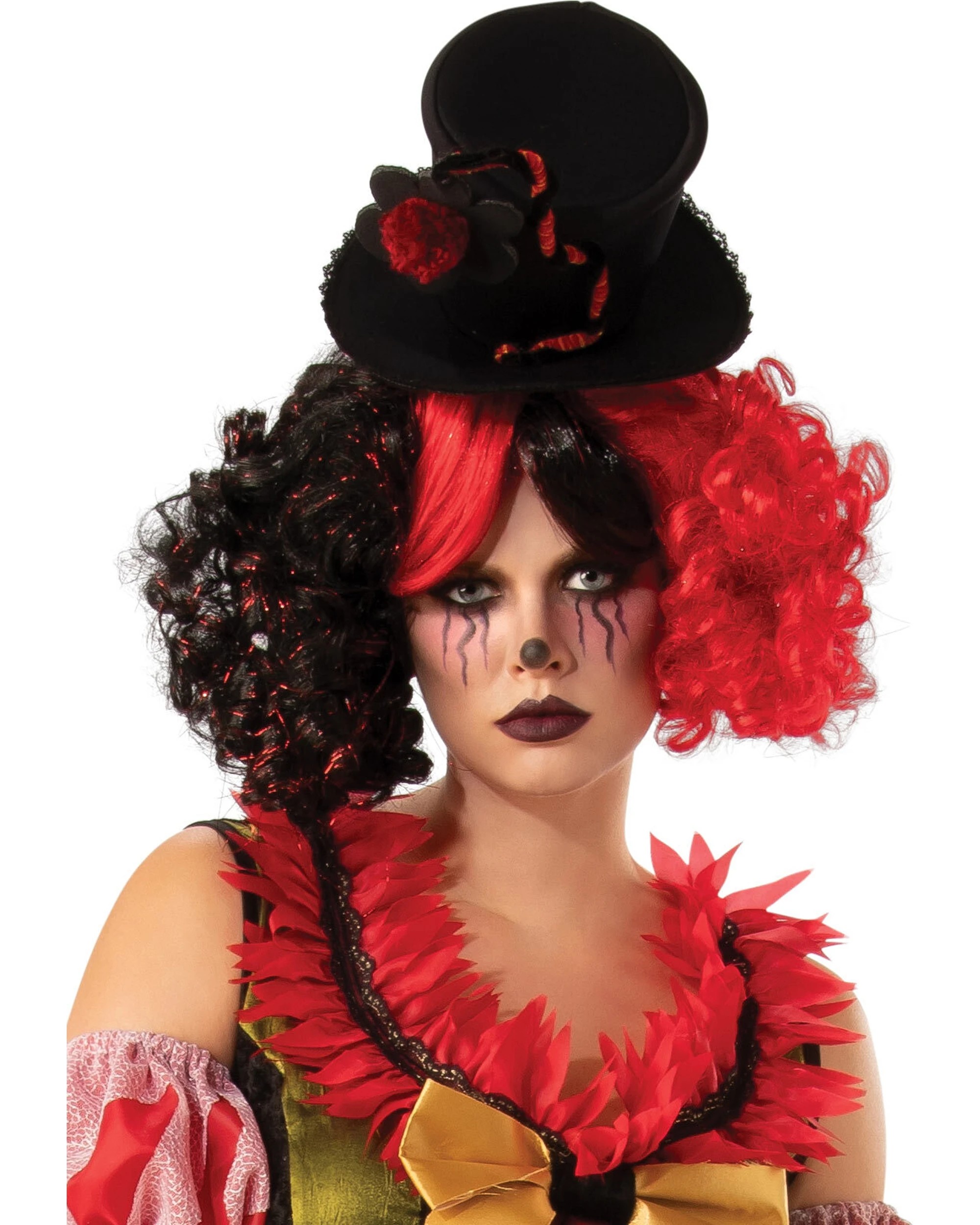 2 Rubies Evil Clown Lady Womens Dress Up Costume Size M - Multi, 2 of 3