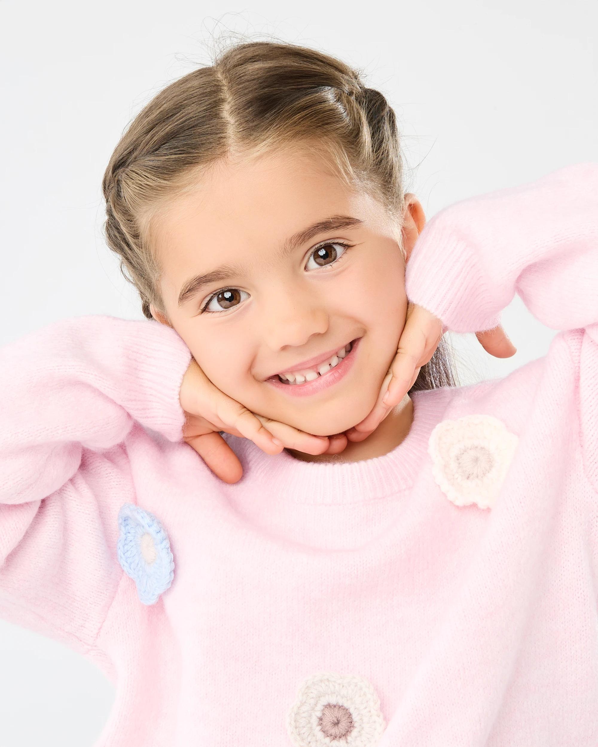 3 Embellished Jumper Pnk Floral, 3 of 7