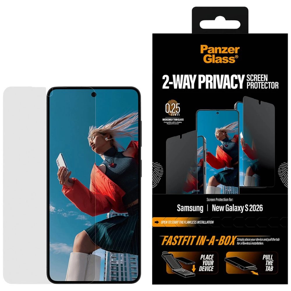 2 Panzer 2-way Privacy Screen Protector Samsung Galaxy S26, 2 of 5