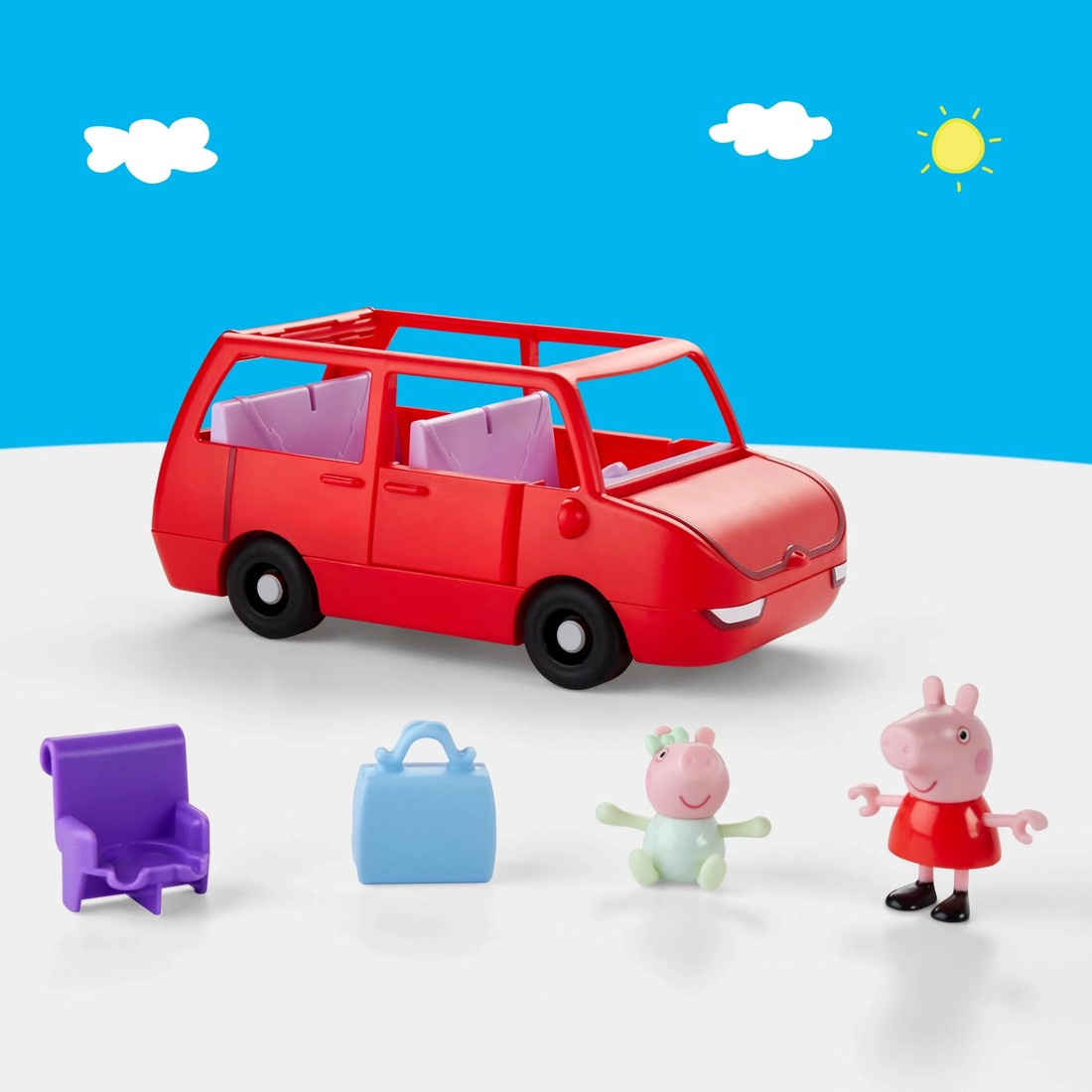2 Peppa Pig Big Family Car - Red, 2 of 5