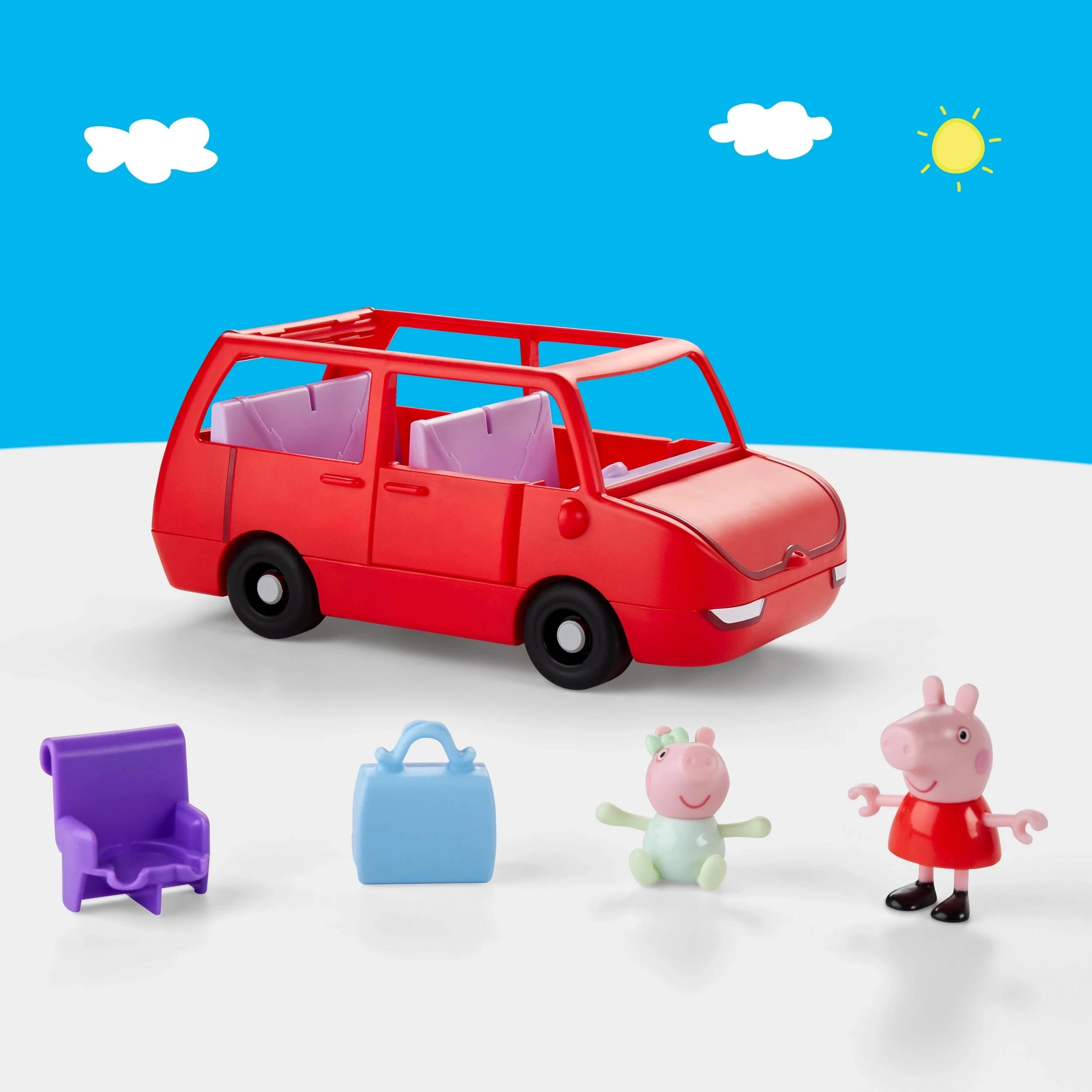 2 Peppa Pig Big Family Car - Red, 2 of 5