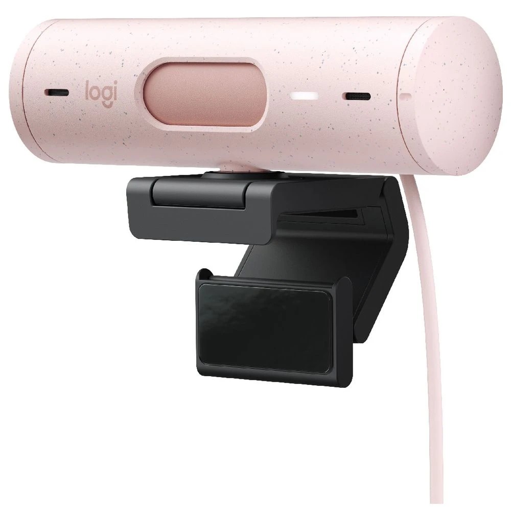 4 Logitech Brio 500 Full HD HDR Webcam Rose, 4 of 10
