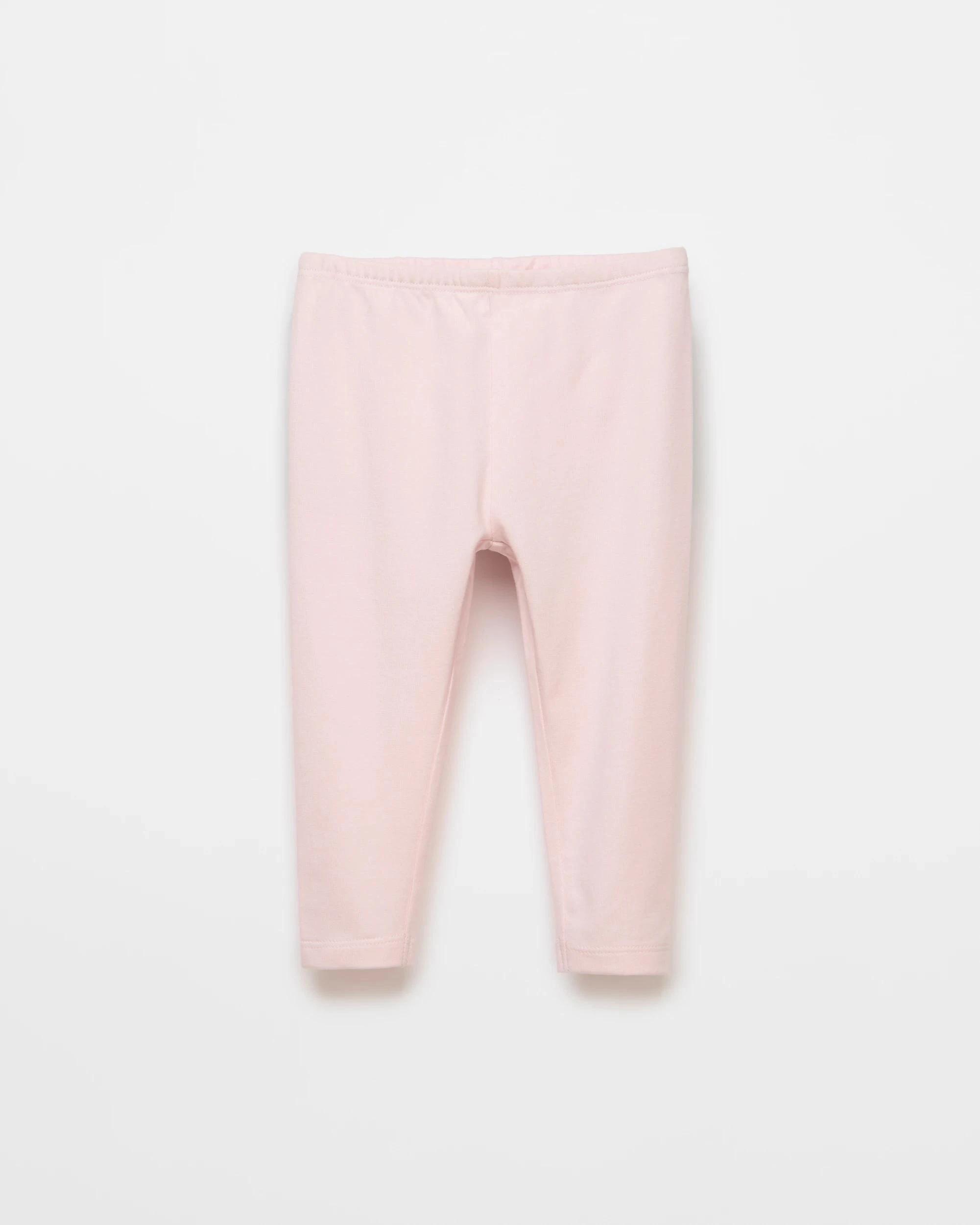 2 Target Baby Baby Organic Cotton Leggings 3 Pack PINK/GARDENIA/MAUVE, 2 of 5