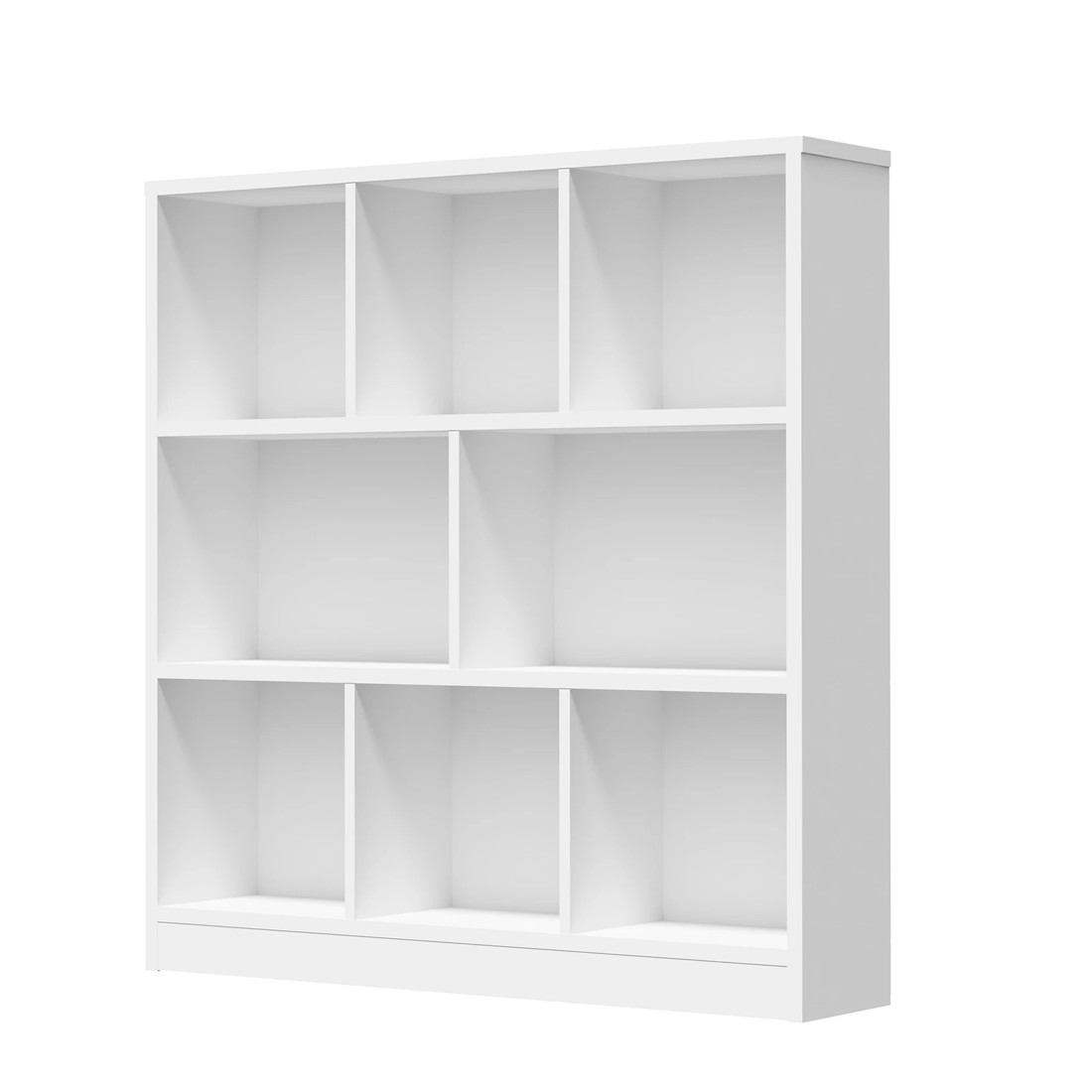 1 Oikiture Bookshelf Bookcase Display Shelves Unit Storage Organizer Stand
 - White, 1 of 9