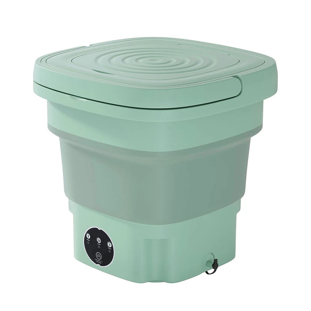 1 Devanti Portable Washing Machine 8L Green - Green, 1 of 6