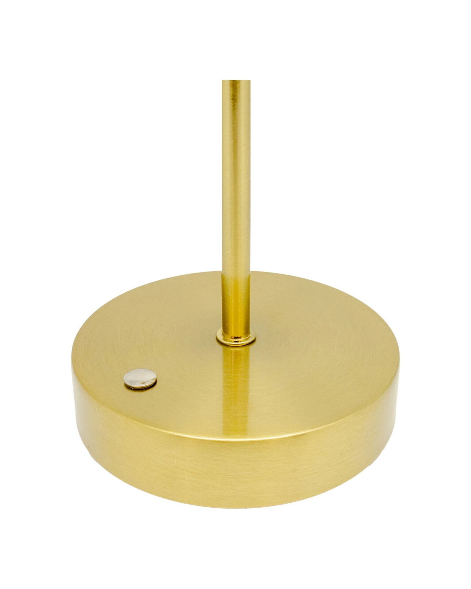 4 Boyle Rechargeable LED Table Lamp Silk Cone Shade Adjustable Lighting - Multi, 4 of 9