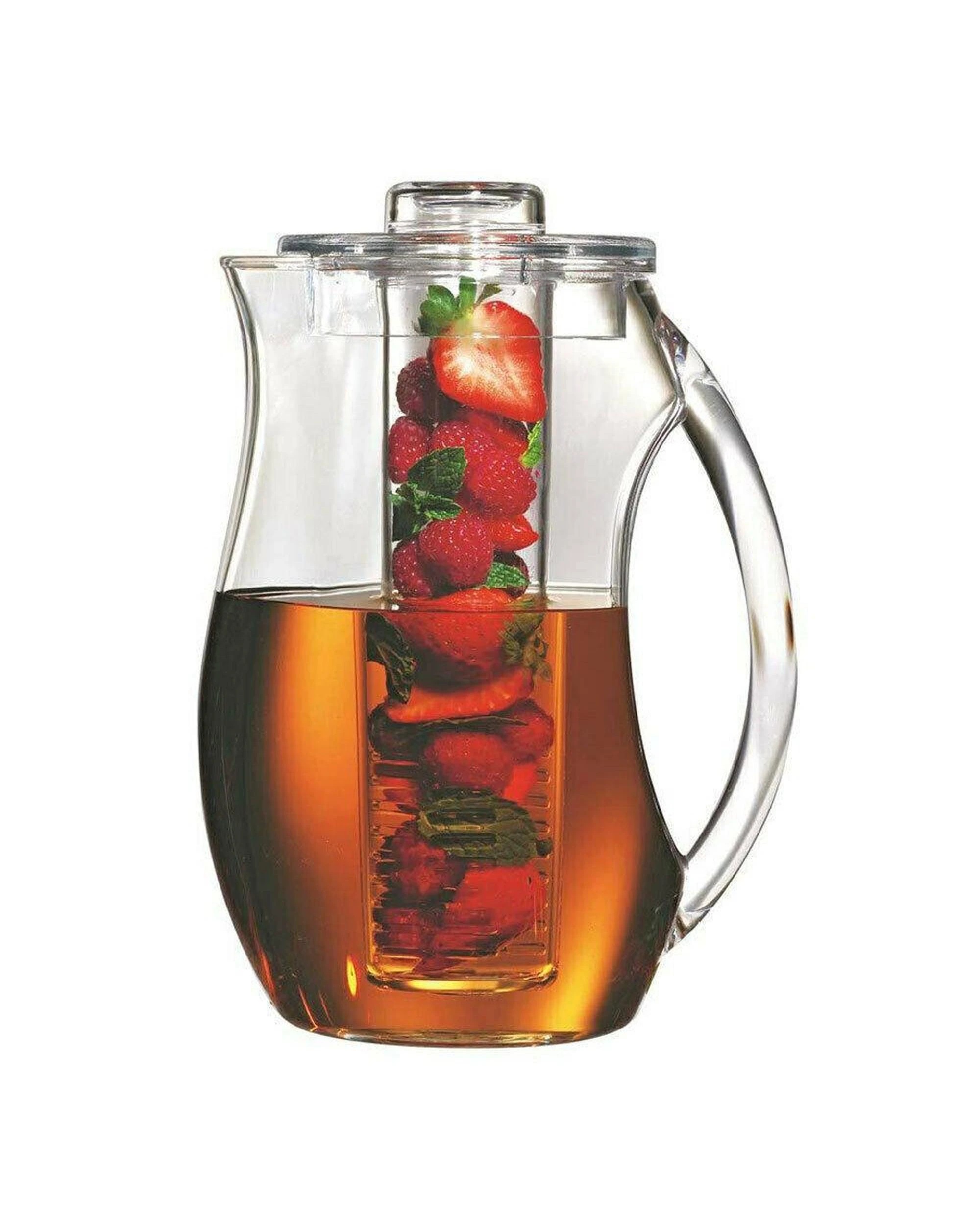 1 Serroni Fruit Infusion Pitcher Juice  Water Container Jug Clear, 1 of 1