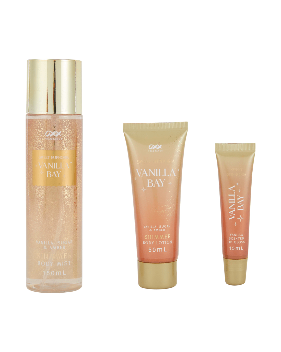 2 OXX Fragrance 3 Pack Vanilla Bay Gift Set - Sweet Euphoria, 2 of 6