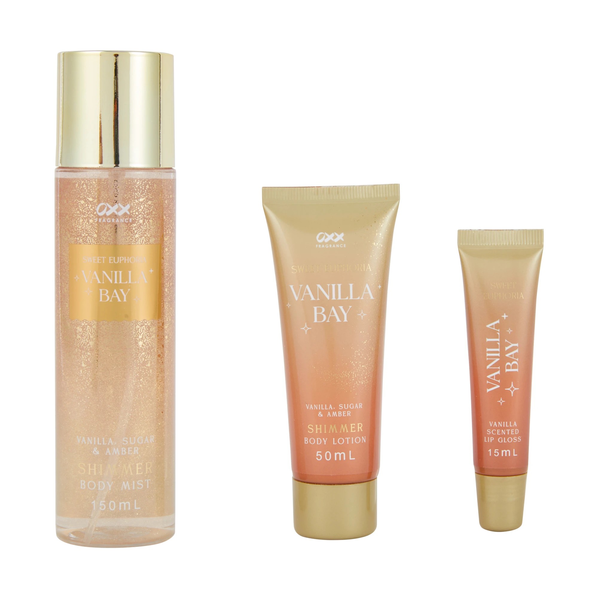 2 OXX Fragrance 3 Pack Vanilla Bay Gift Set - Sweet Euphoria, 2 of 6