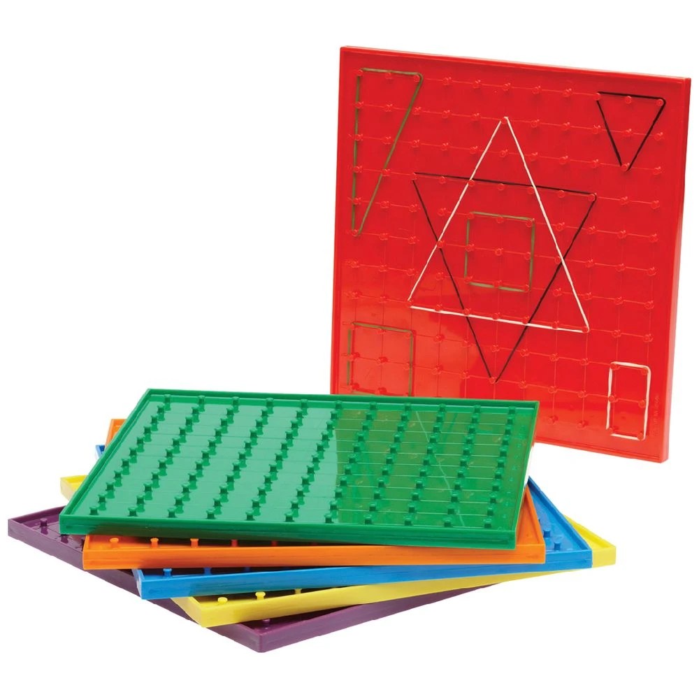 1 Learning Can Be Fun Geo Boards Large 6 Pack, 1 of 1