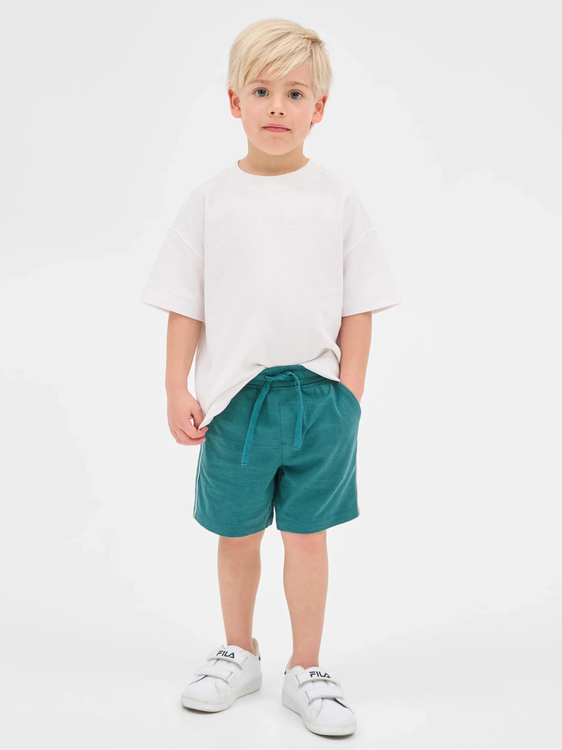 4 Target Australian Cotton Side Stripe Shorts TEAL, 4 of 7