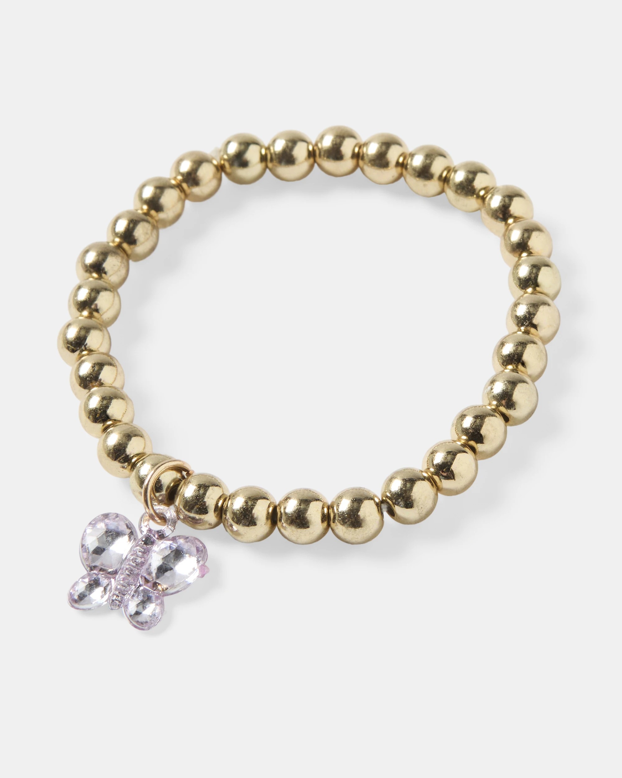 3 3 Pack Unicorn Charm Bracelets - Pink, White and Gold Tone, 3 of 5