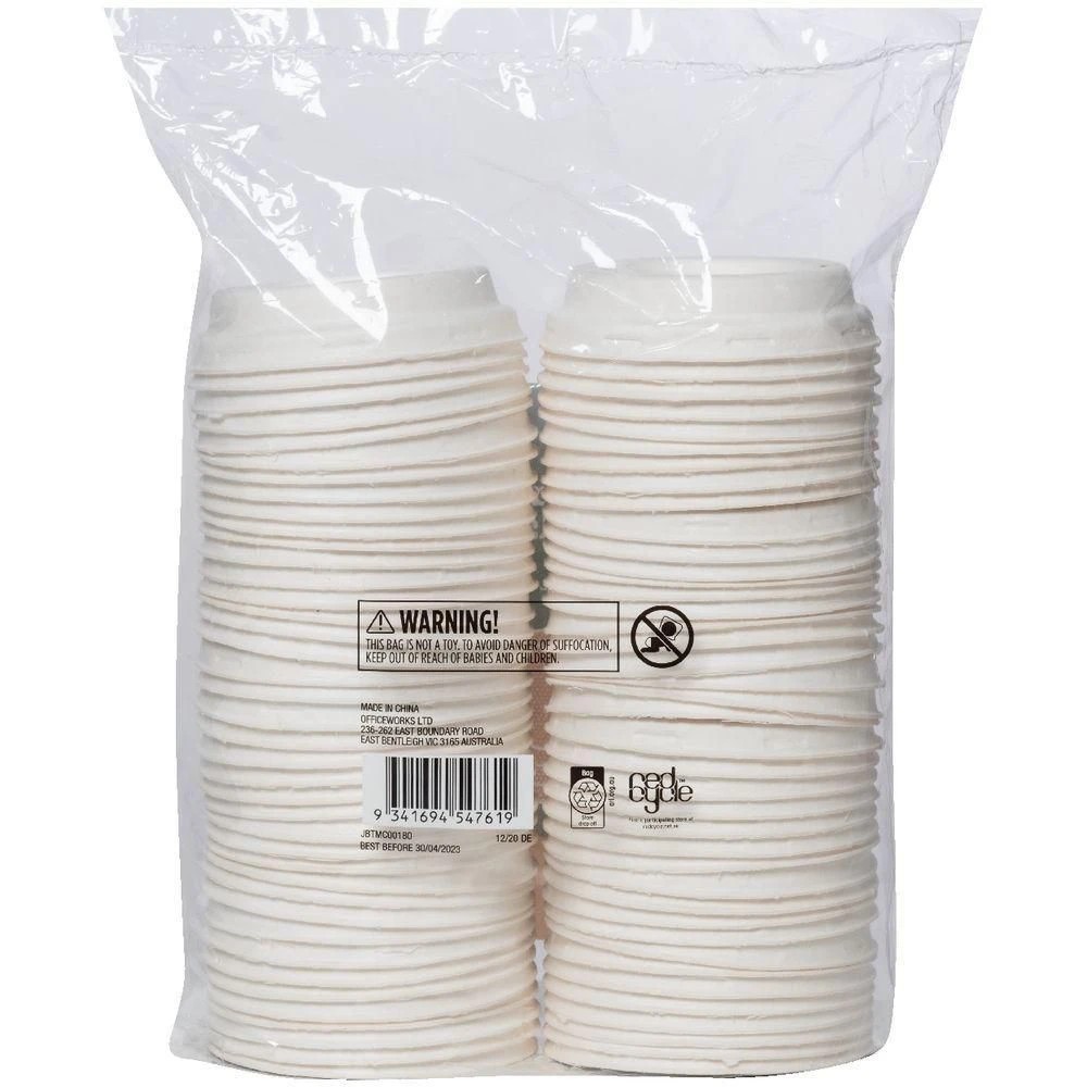 3 J.Burrows Sugarcane Lids 80mm 80 Pack, 3 of 5
