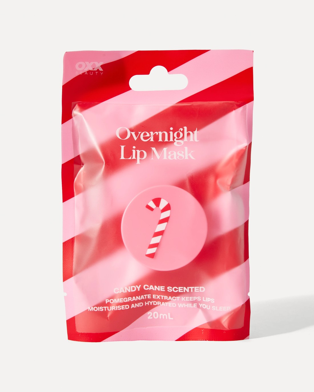 OXX Beauty Overnight Lip Mask 20ml - Candy Cane Scented and Pomegranate ...