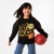 BLACK LAKERS FLEECE CREW