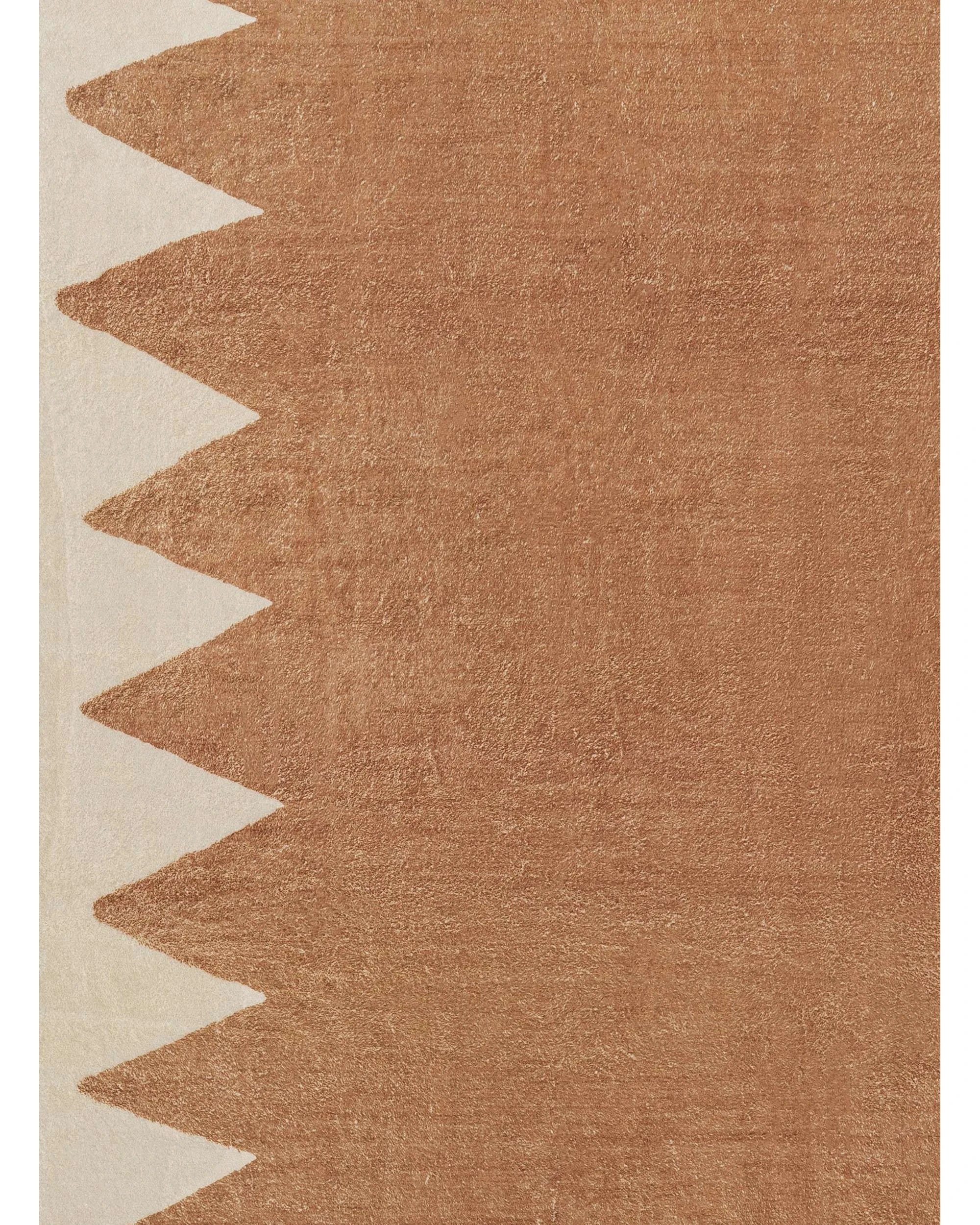 6 Loopsie Astor Printed Washable Rug - Brown, 6 of 8