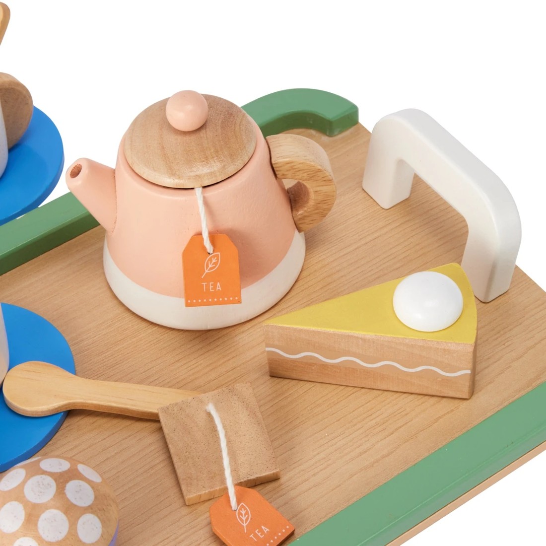 4 13 Piece Wooden Tea Playset, 4 of 7