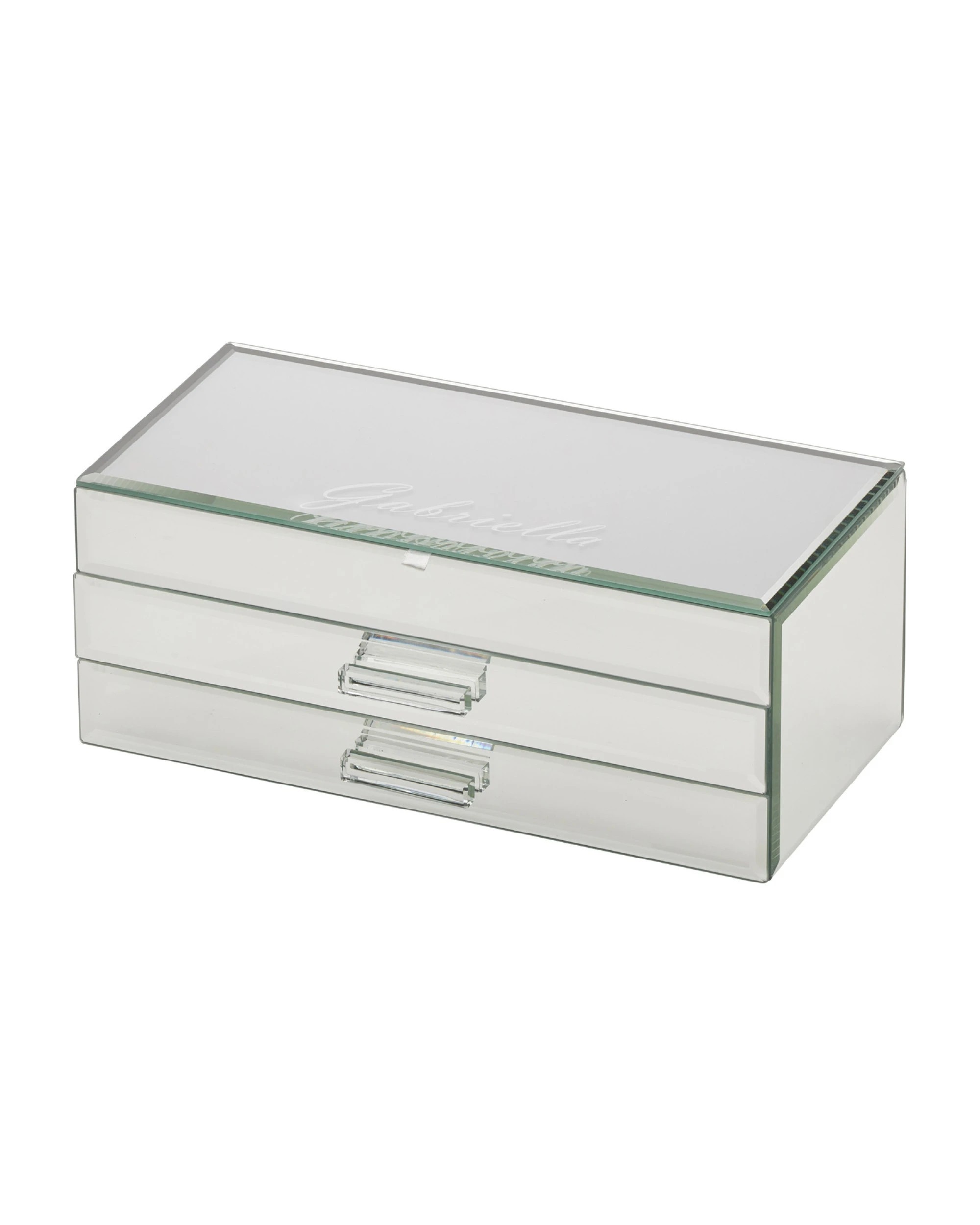 4 One Six Eight London Gabriella Jewellery Box - Mirror - L - Silver, 4 of 7