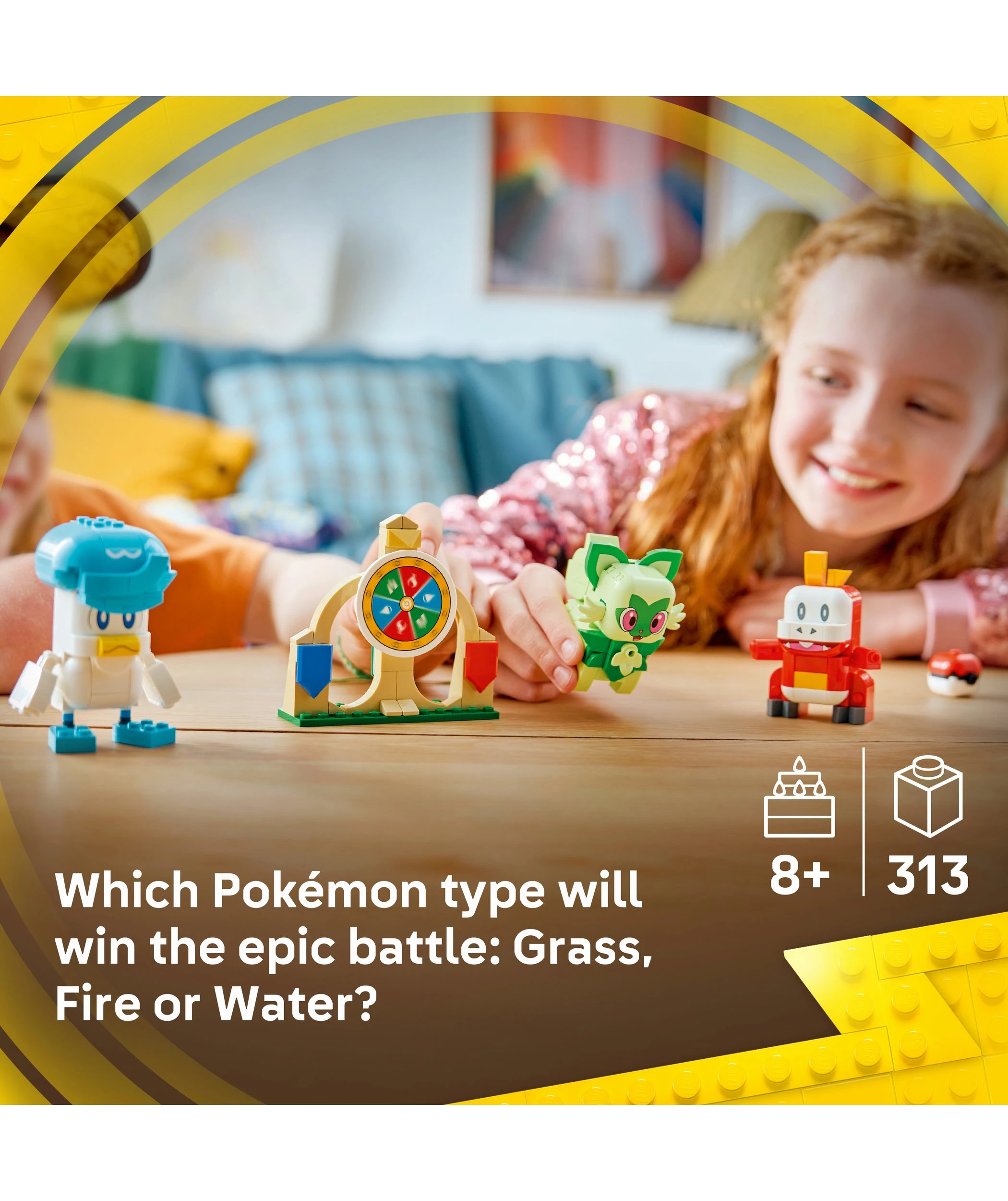 4 LEGO Pokemon SMART Play: Sprigatito, Fuecoco and Quaxly Battle 72158, 4 of 11