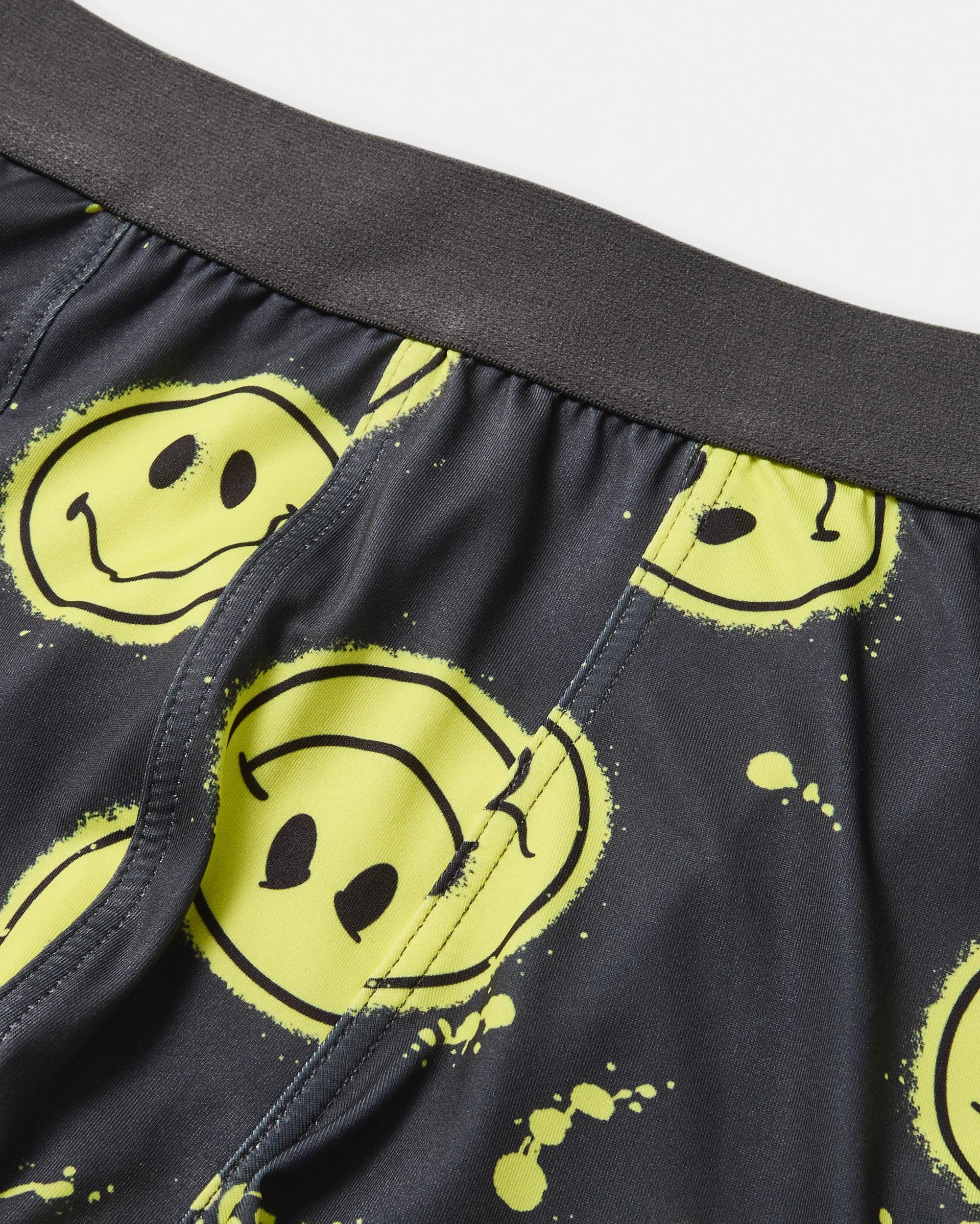 6 3 Pack Microfibre Trunks Gry Smiley, 6 of 7