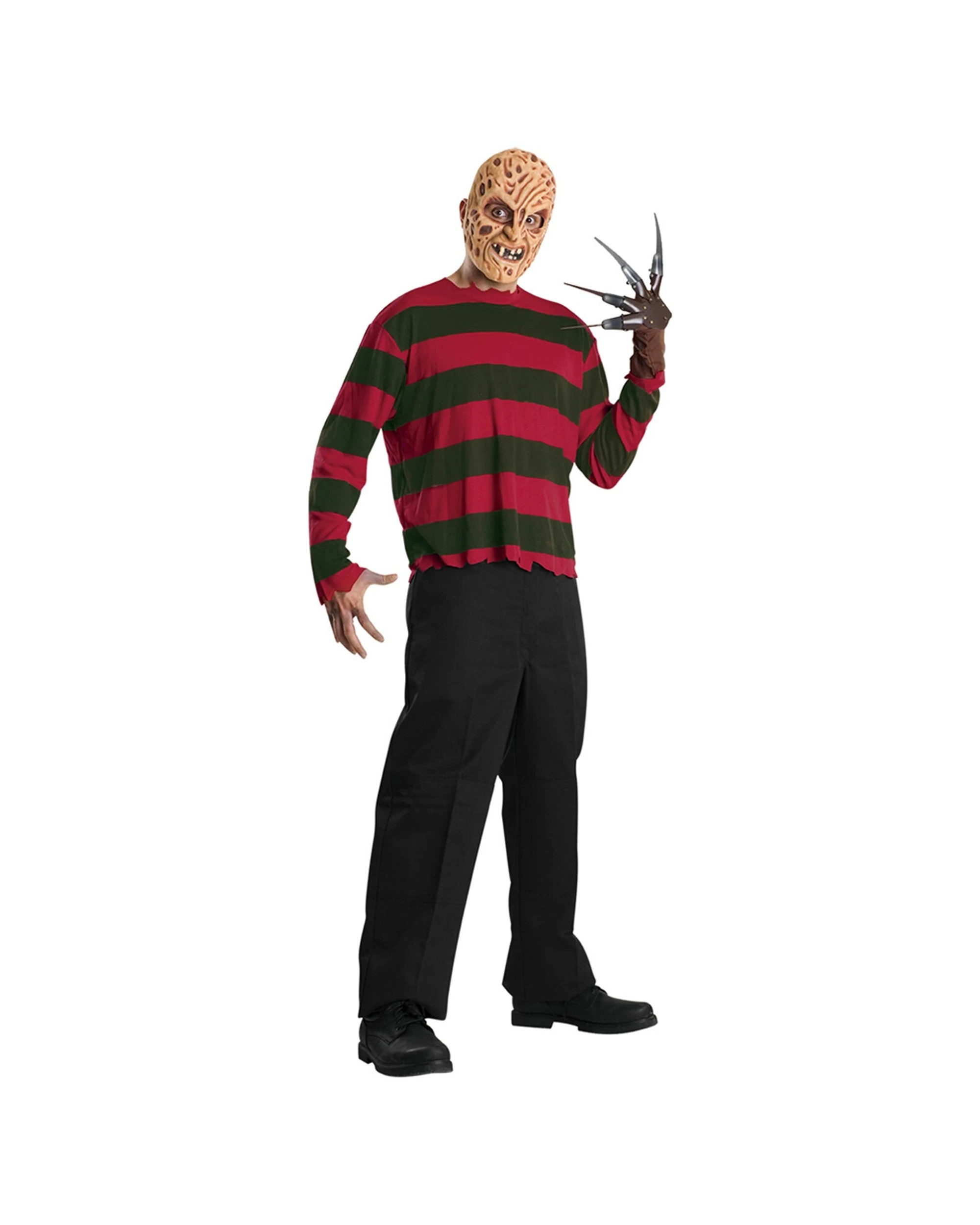 2 Nightmare On Elm Street Freddy Krueger Top Costume Party Dress-up Size Standard - Multi, 2 of 4