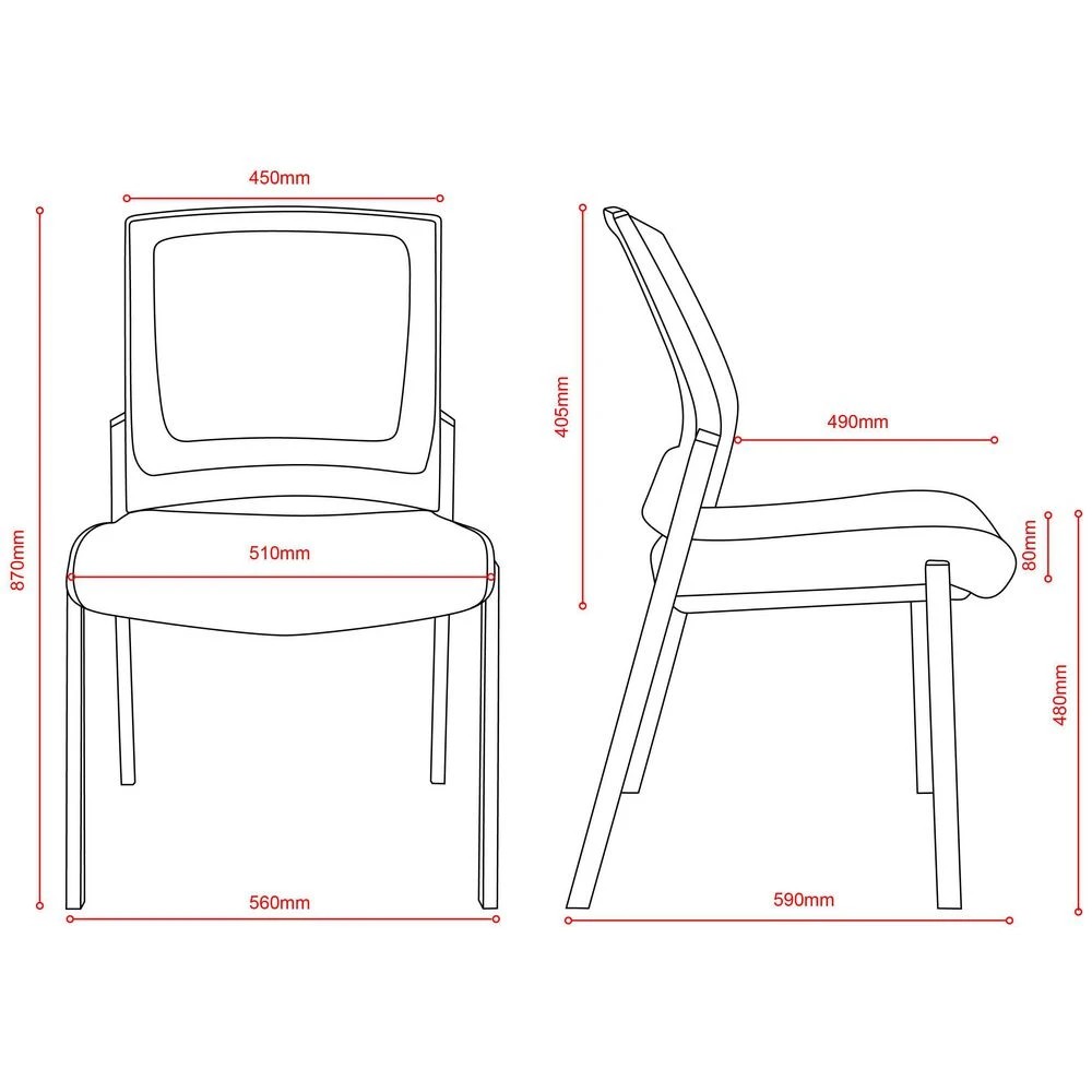 7 Matrix Visitor Chair Visitor Chairs and Stools, 7 of 7