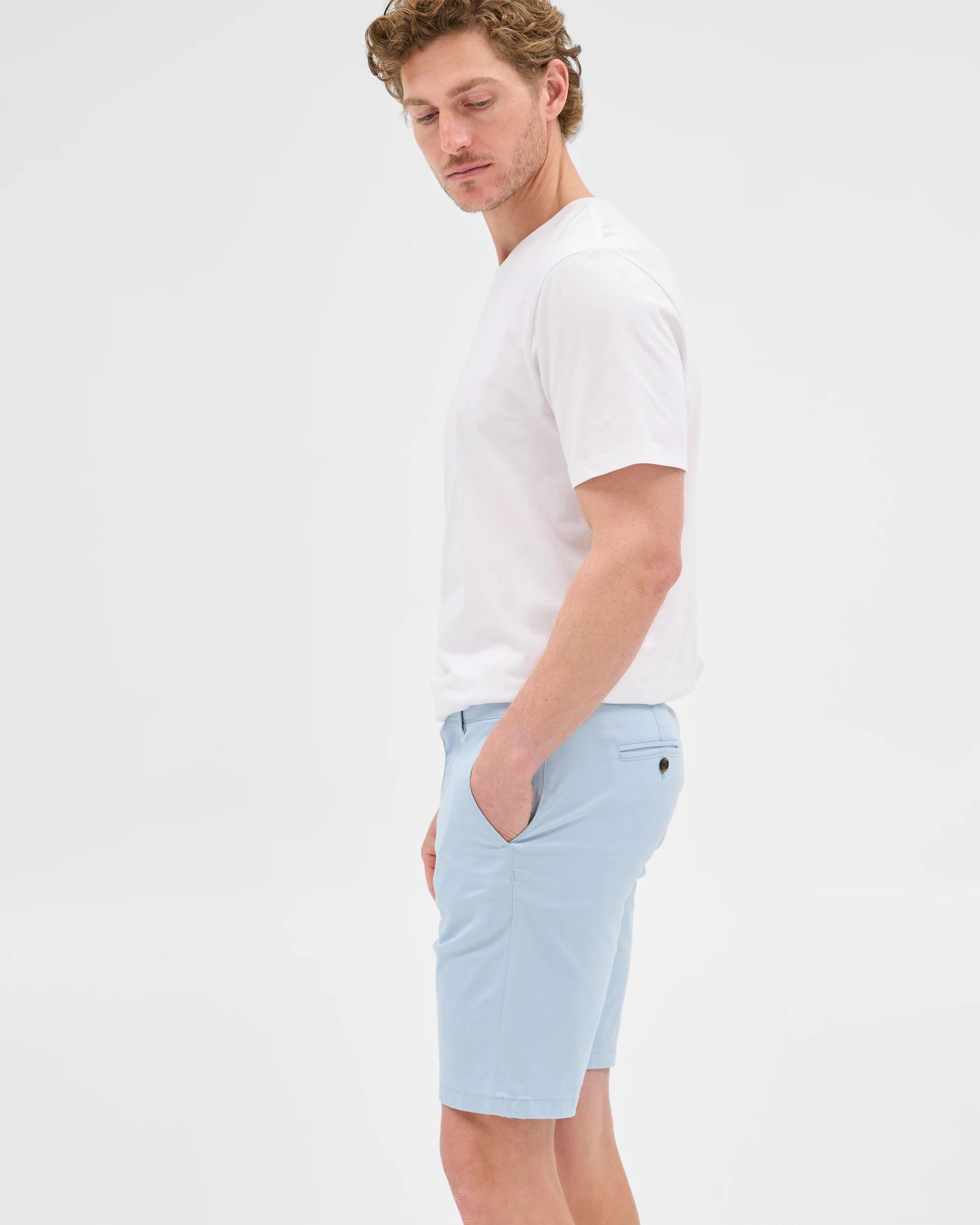 3 Target Australian Cotton Regular Stretch Chino Shorts BLUE FOG, 3 of 8