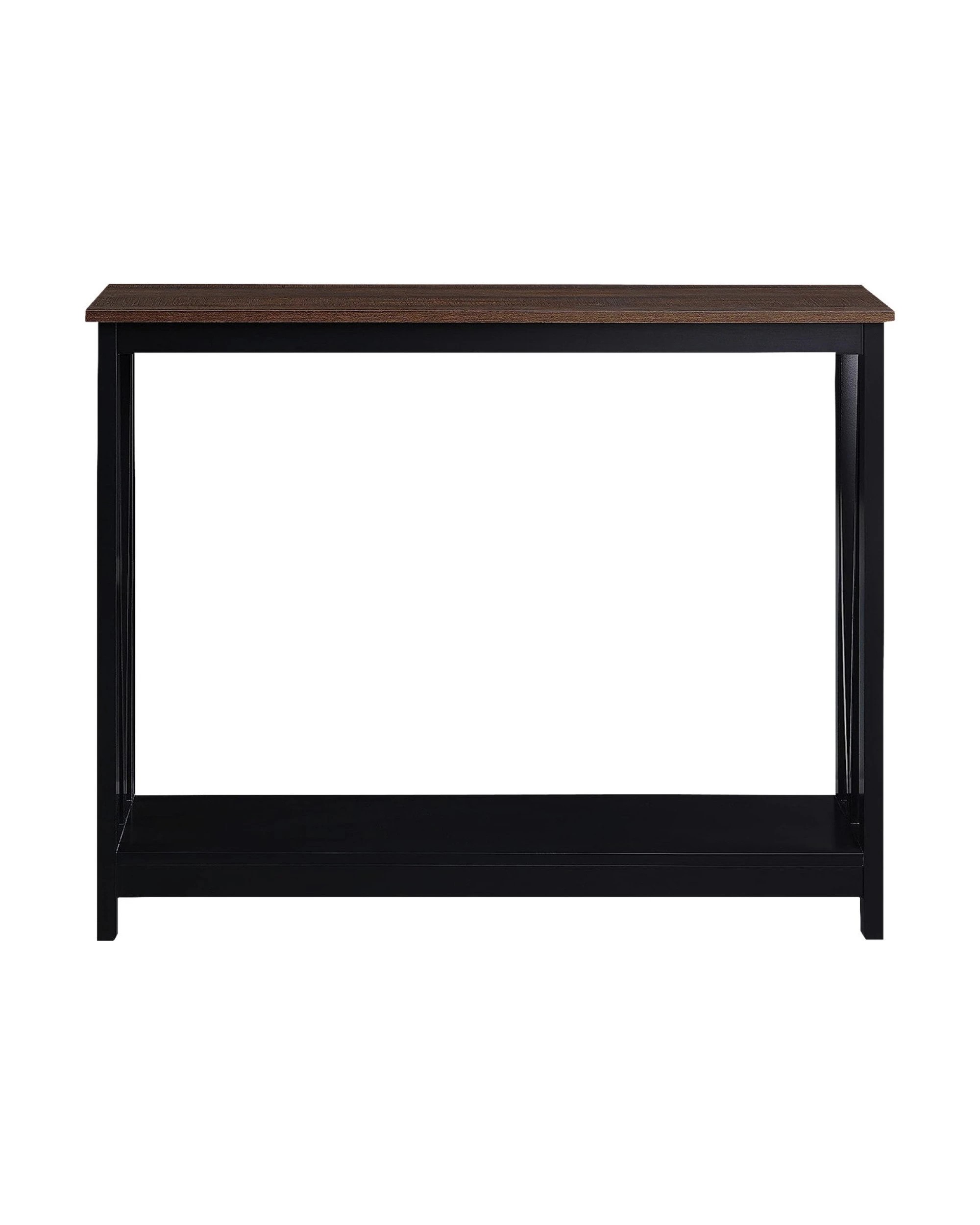 3 Sarantino Cielo 2-tier Console Table Dark Walnut, 3 of 10