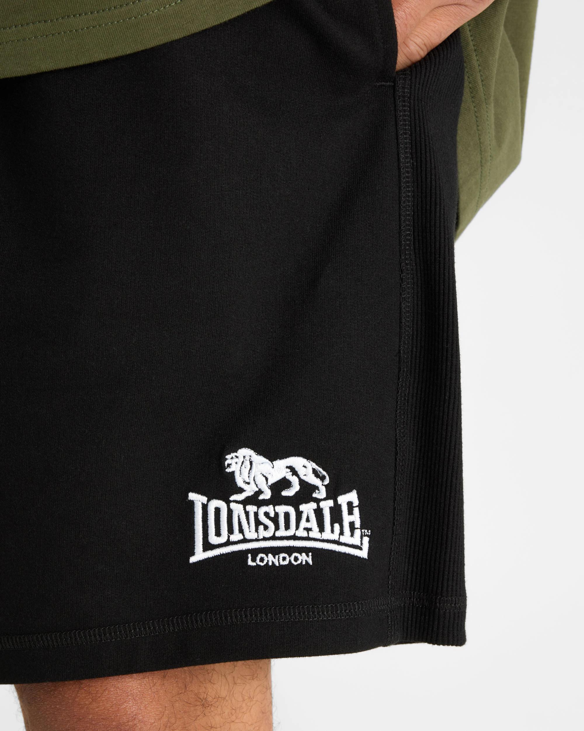 4 Lonsdale London Plus Size Shorts BLACK, 4 of 5