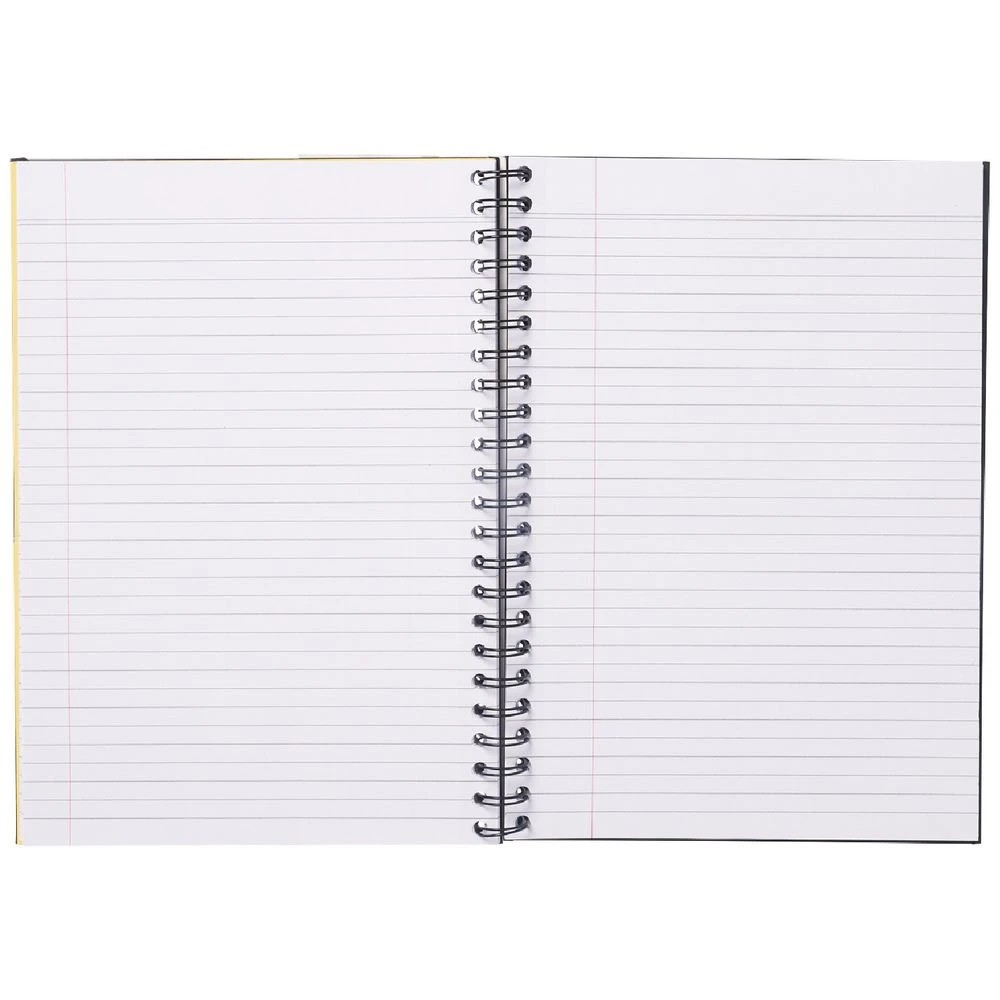 3 J.Burrows A4 Hard Cover Notebook 200 Page Black, 3 of 3