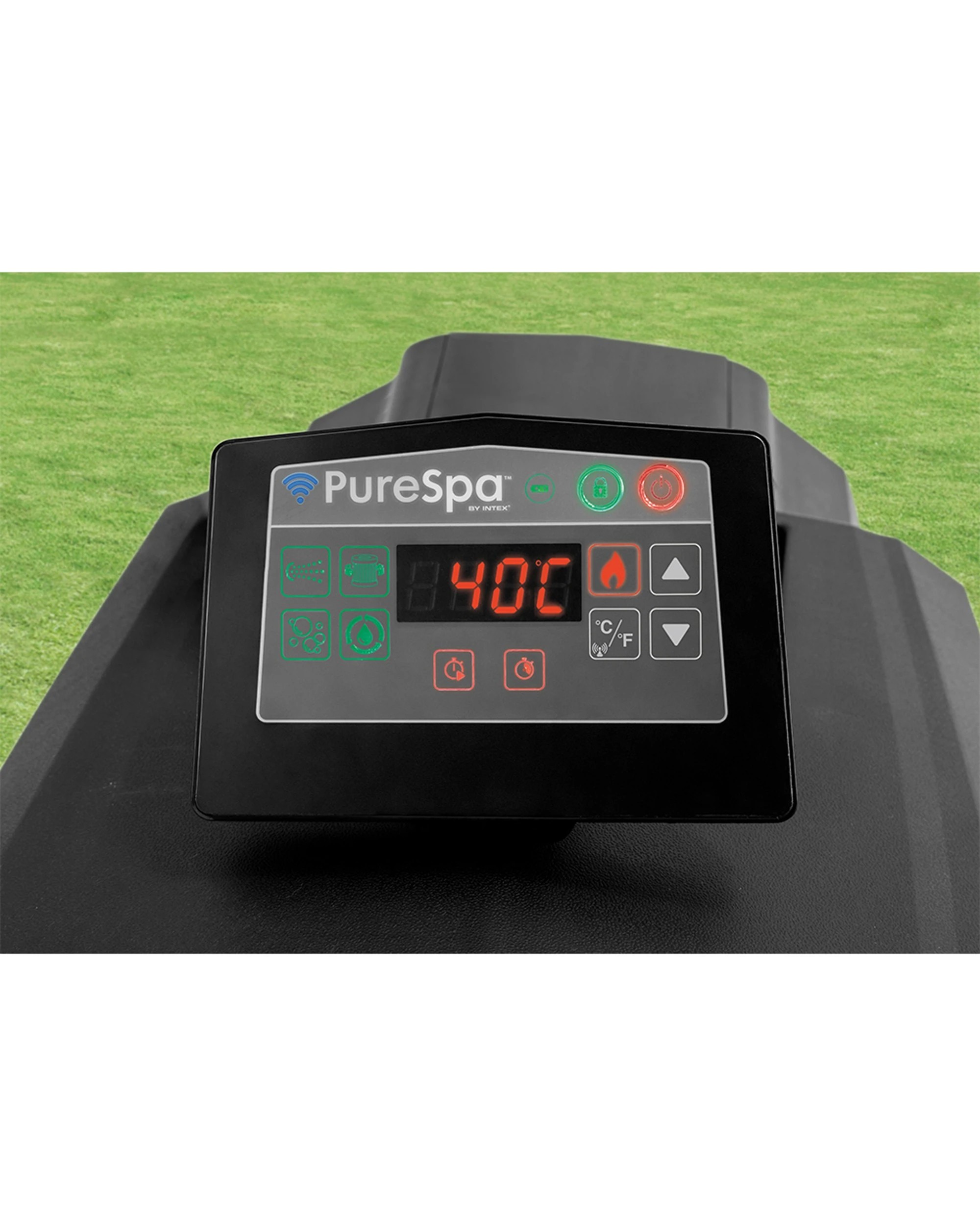 8 Intex PureSpa Jet Bubble Deluxe 6-Person Inflatable Hot Tub - Black, 8 of 9