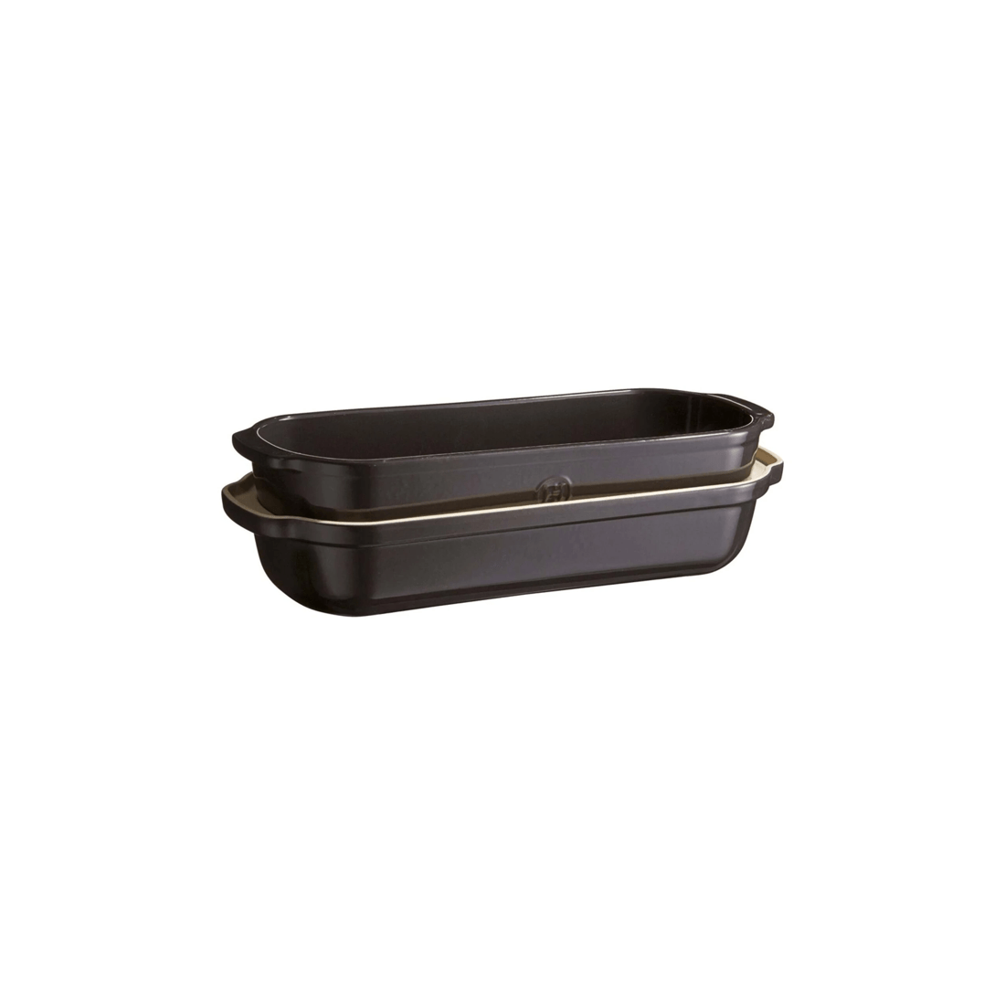 3 Emile Henry 39cm Ceramic Bread Loaf Baker Dish Oven Baking Rect Lrge Charcoal
 - Charcoal, 3 of 7