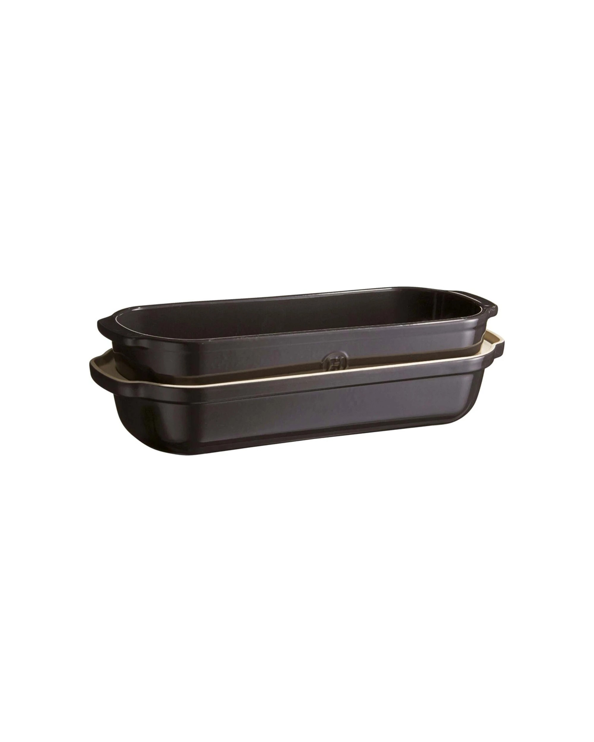 3 Emile Henry 39cm Ceramic Bread Loaf Baker Dish Oven Baking Rect Lrge Charcoal
 - Charcoal, 3 of 7