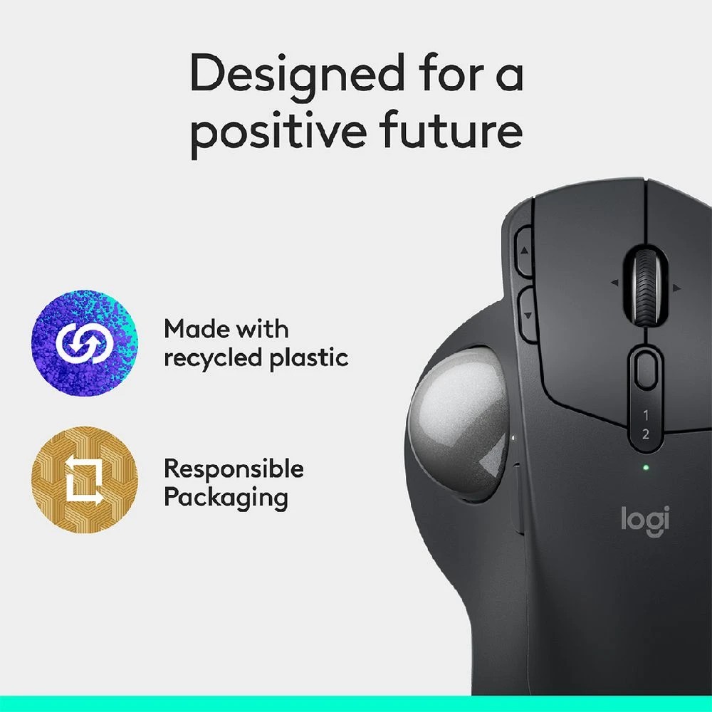 9 Logitech MX Ergo S Trackball Graphite, 9 of 10