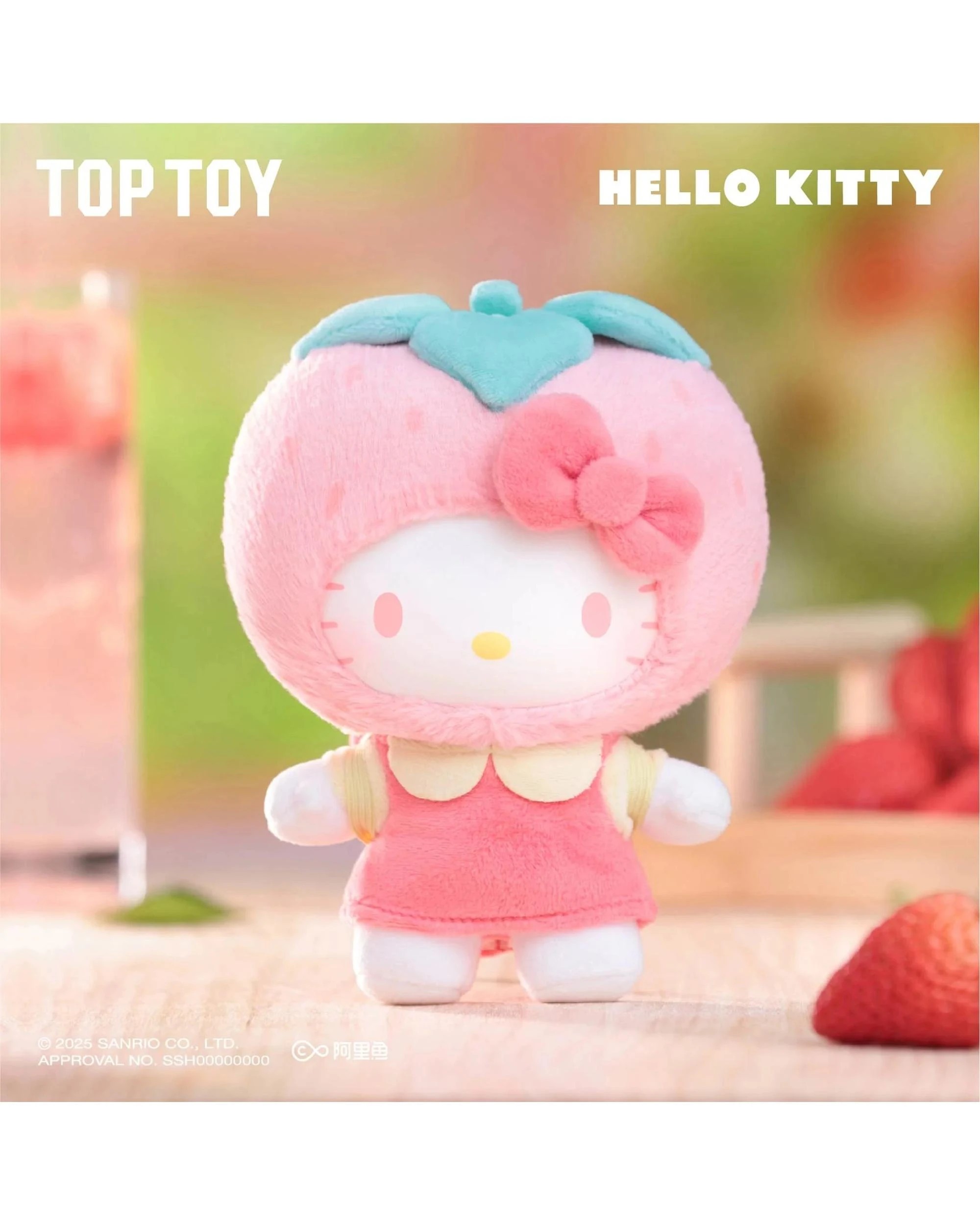 7 Top Toy Sanrio Characters Hello Kitty Fruity Paradise Series Plush Blind Box, 7 of 8